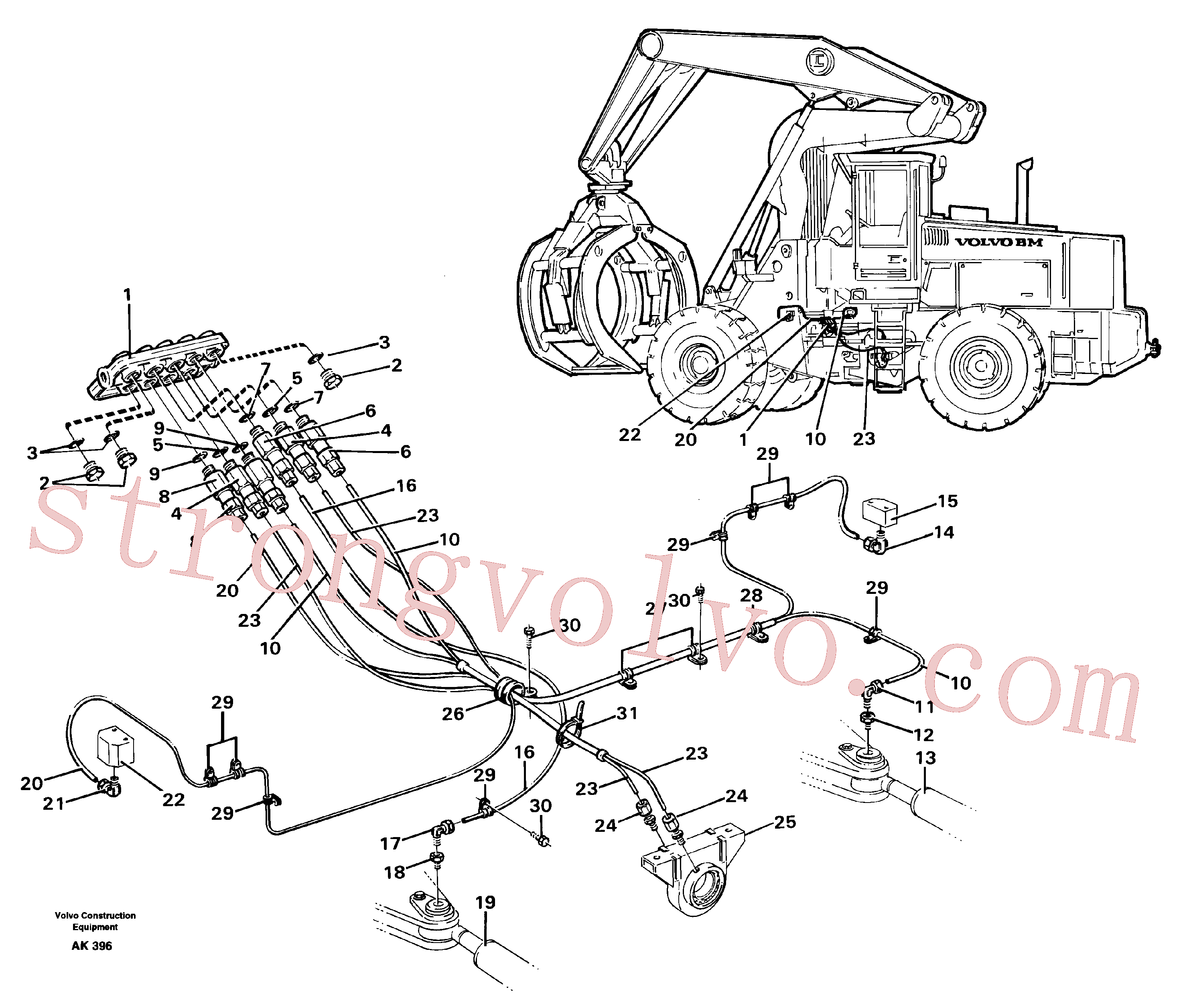 VOE952632 Volvo(AK396 Montagem)