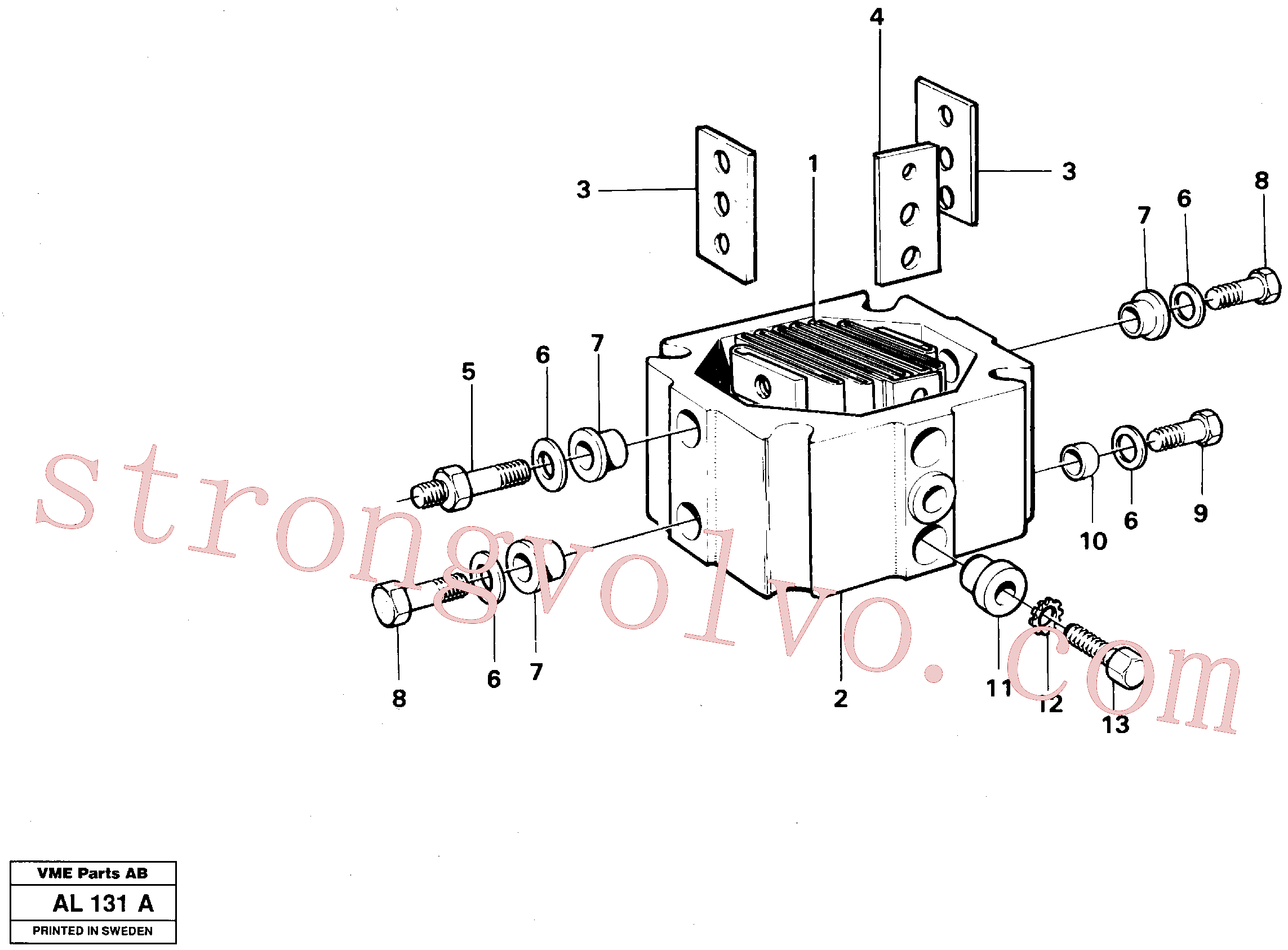 VOE13949652 Volvo Pré-aquecedor(AL131A Montagem)