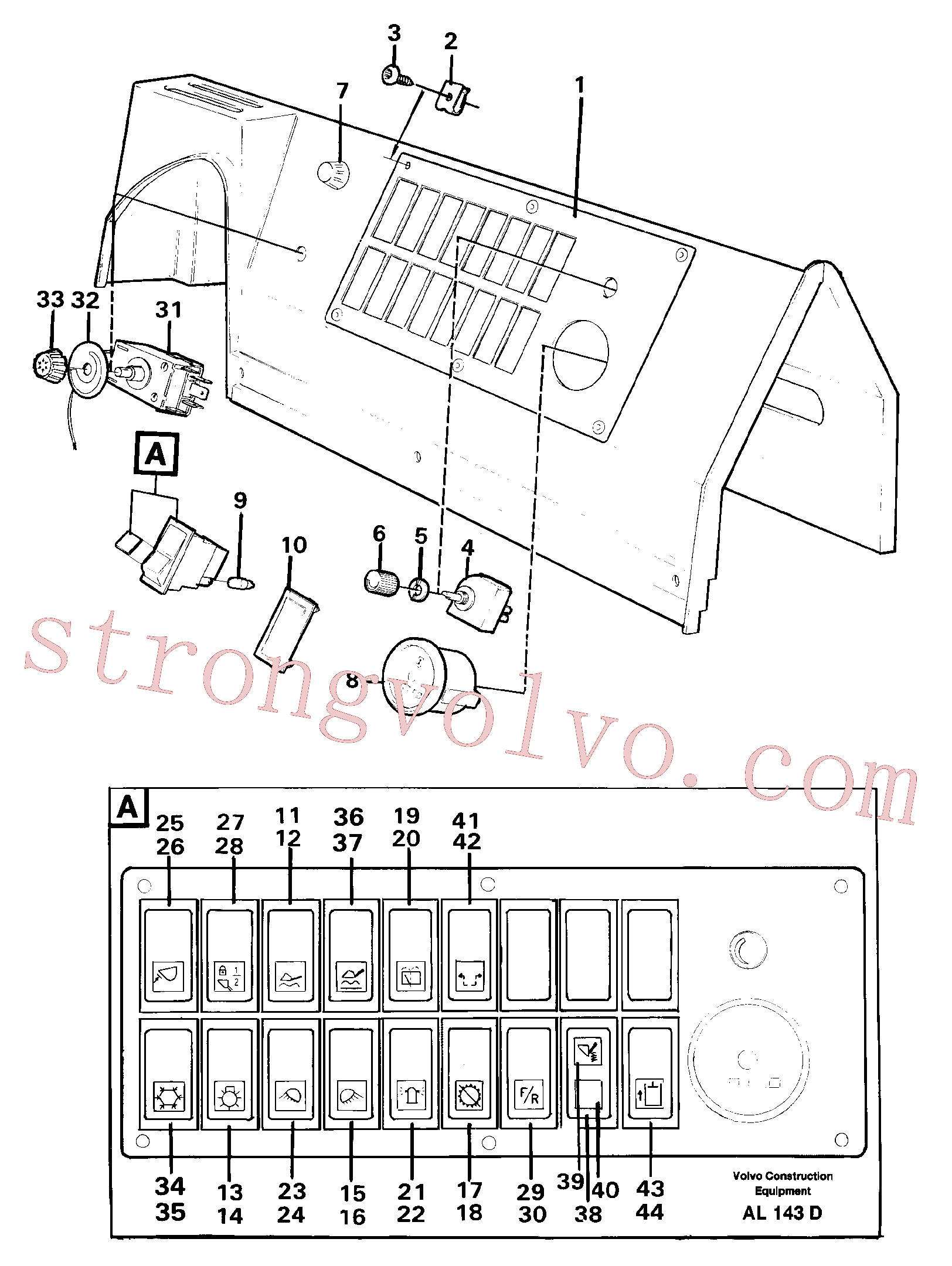 Volvo Acessórios para escavadeira VOE4803473 Lente Acessórios