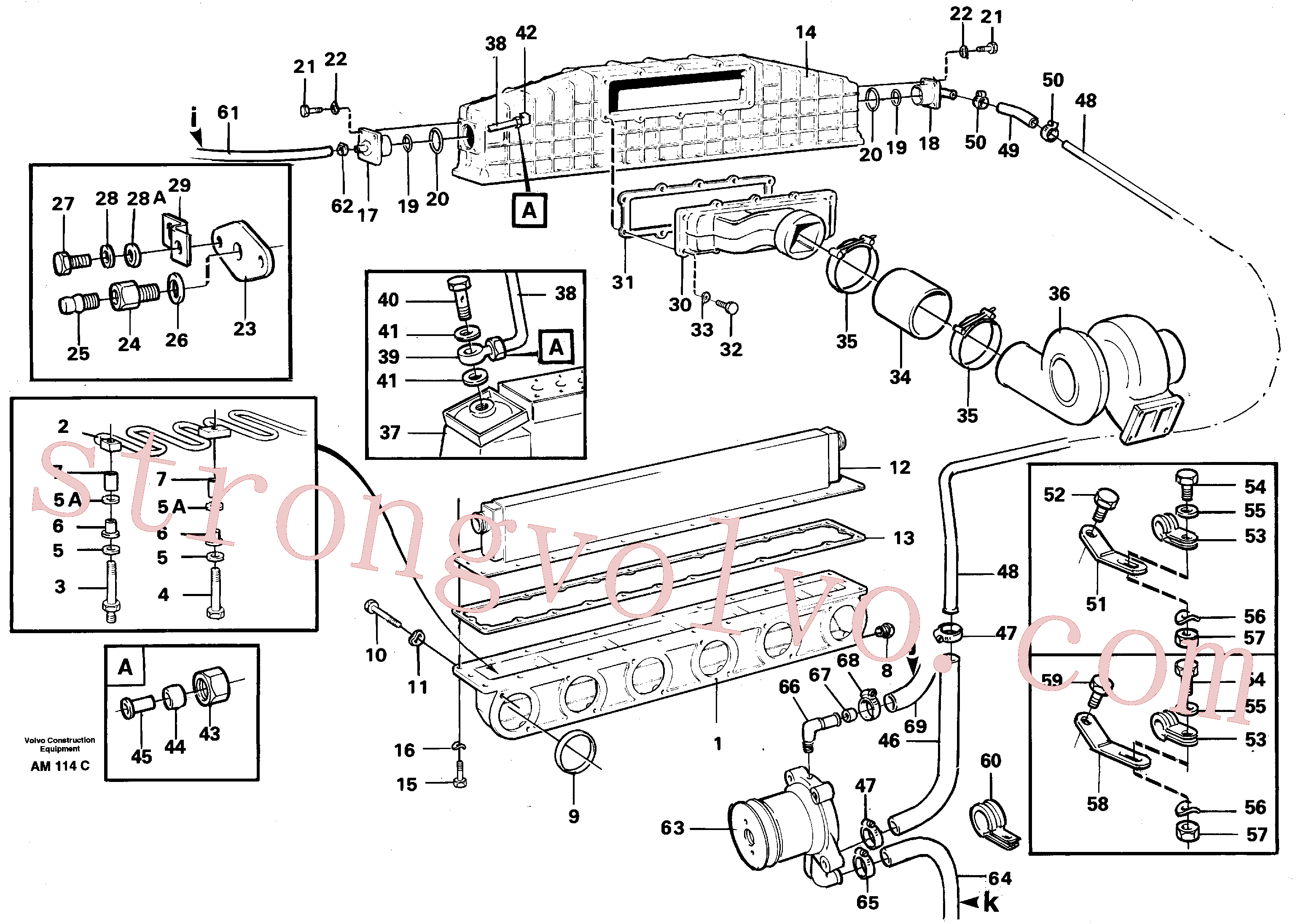 Volvo VOE13955310 Parafuso Volvo Acessórios para escavadeira