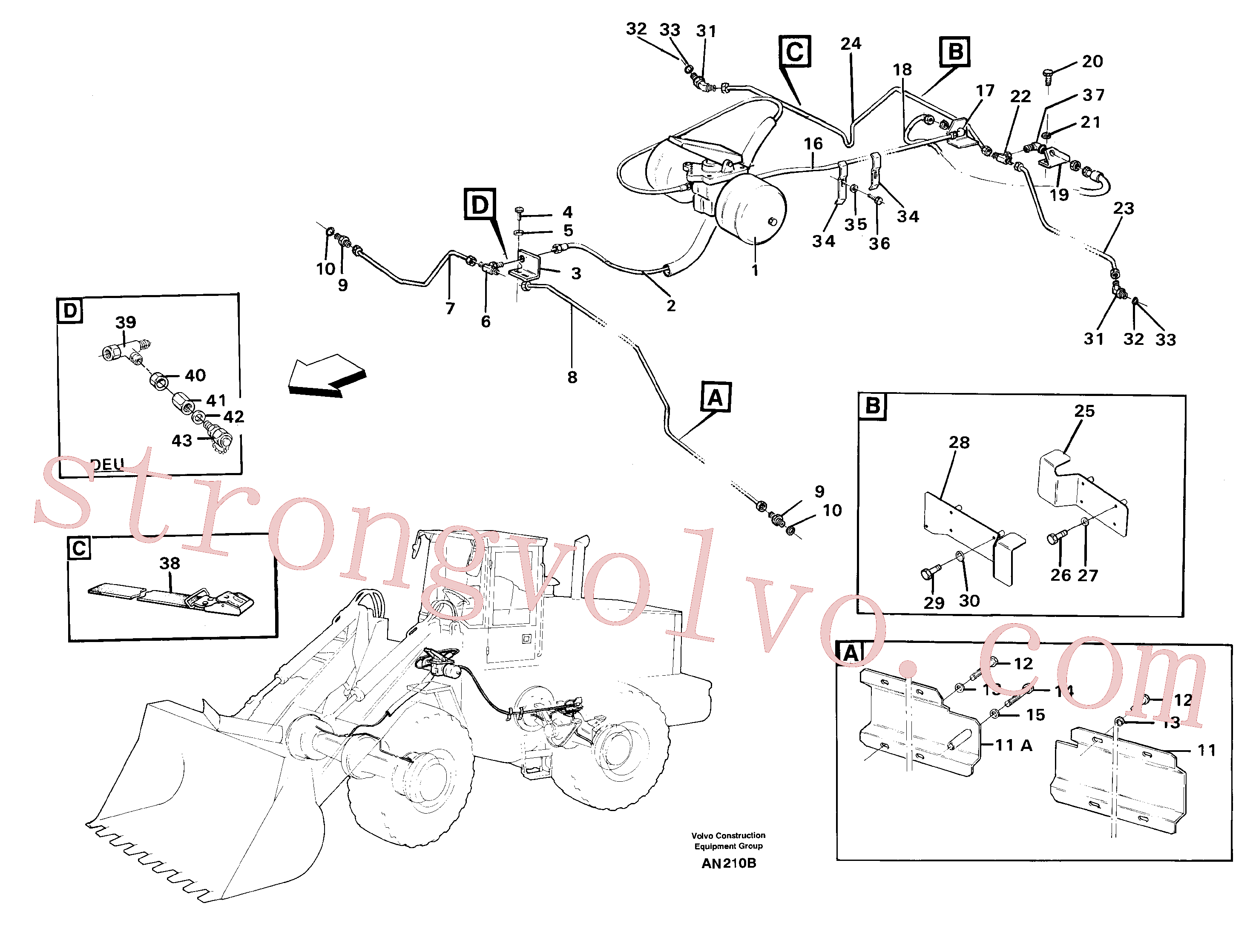VOE955302 Volvo(AN210B Montagem)