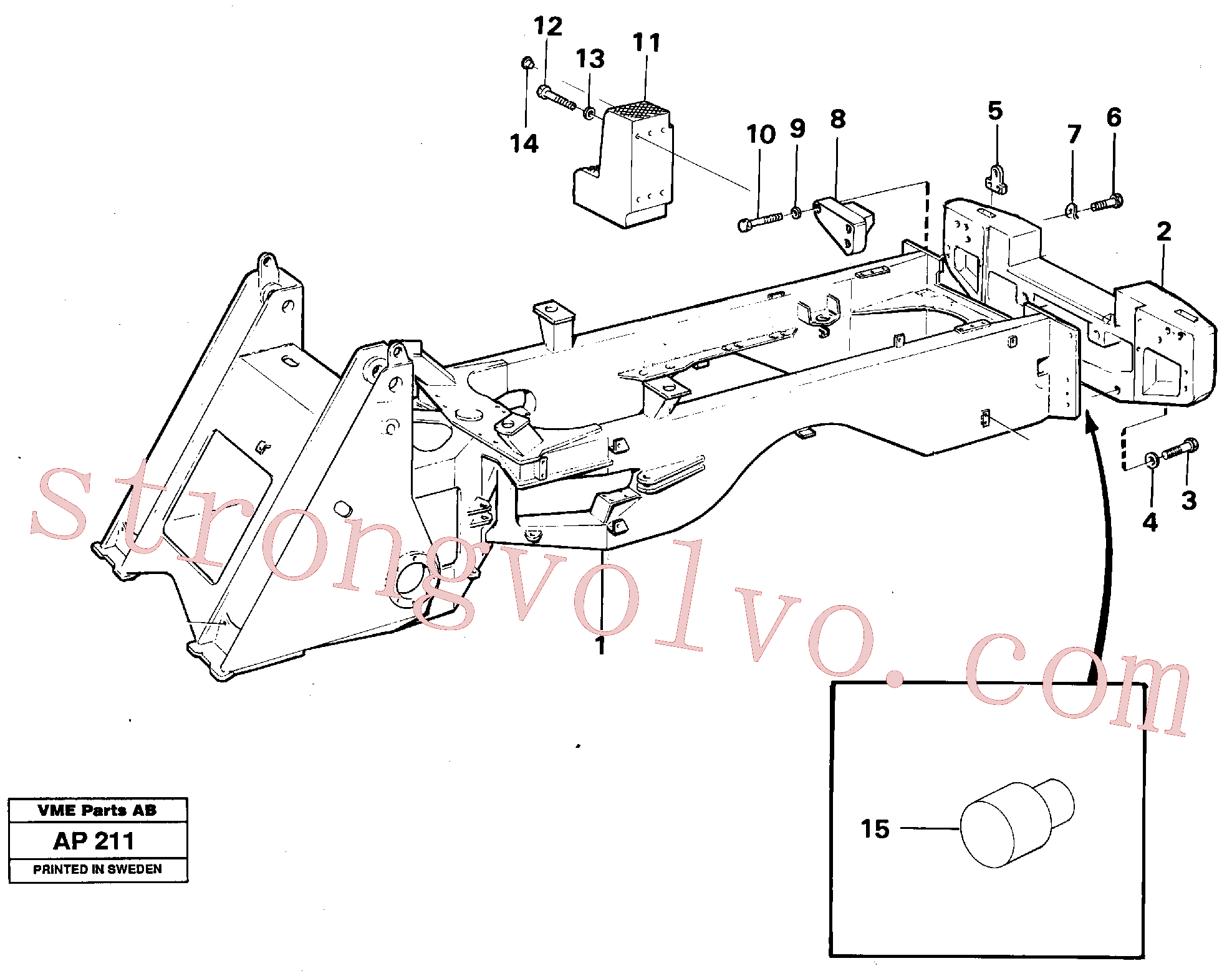 VOE14014639 Volvo Contrapeso(AP211 Montagem)