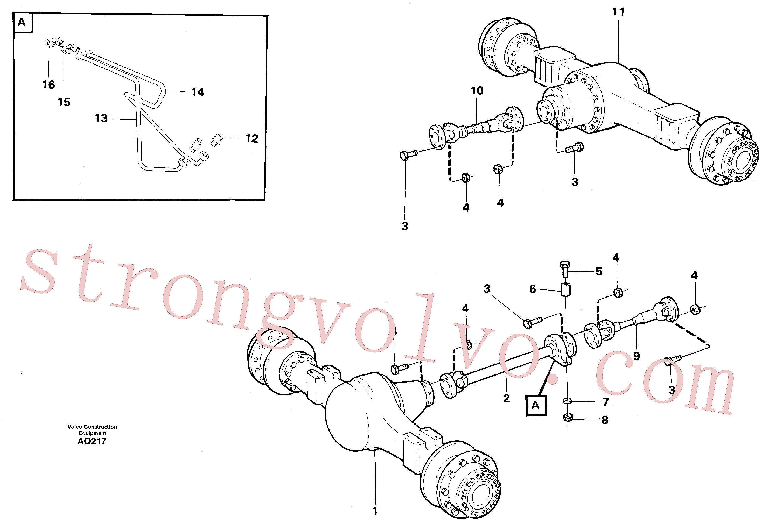 VOE11093241 Volvo Veios propulsores com acessórios(AQ217 Montagem)