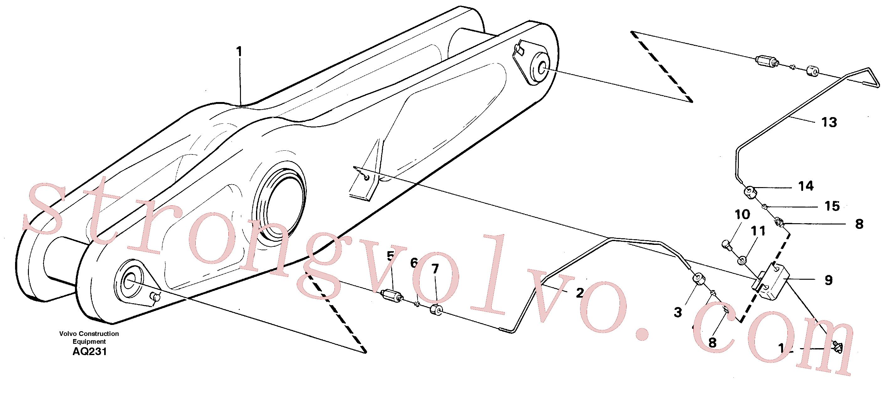 China Made VOE13956967 Cone Volvo Acessórios para escavadeira