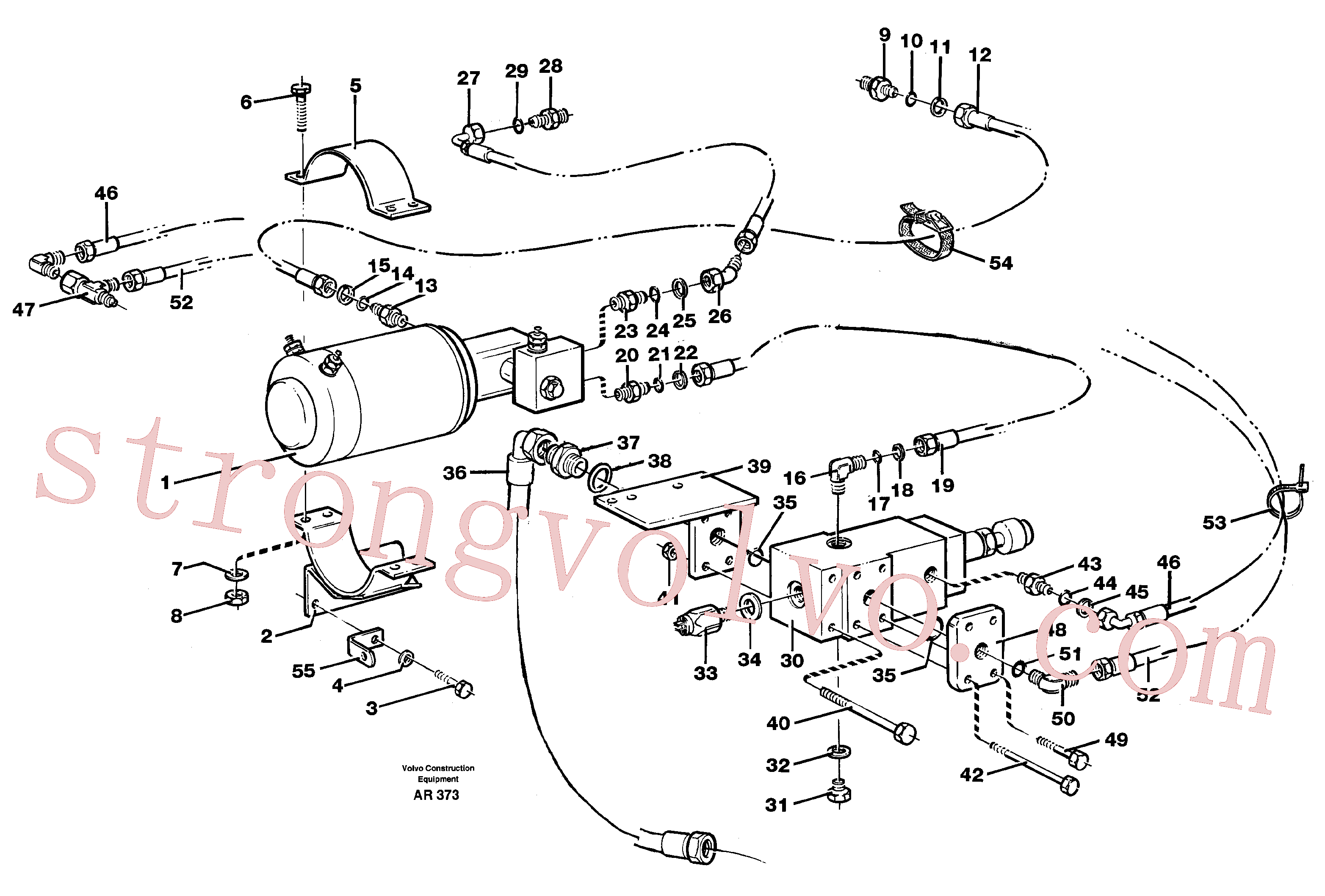 VOE11704105 Anel-o Inscreva-se para Volvo Acessórios para escavadeira
