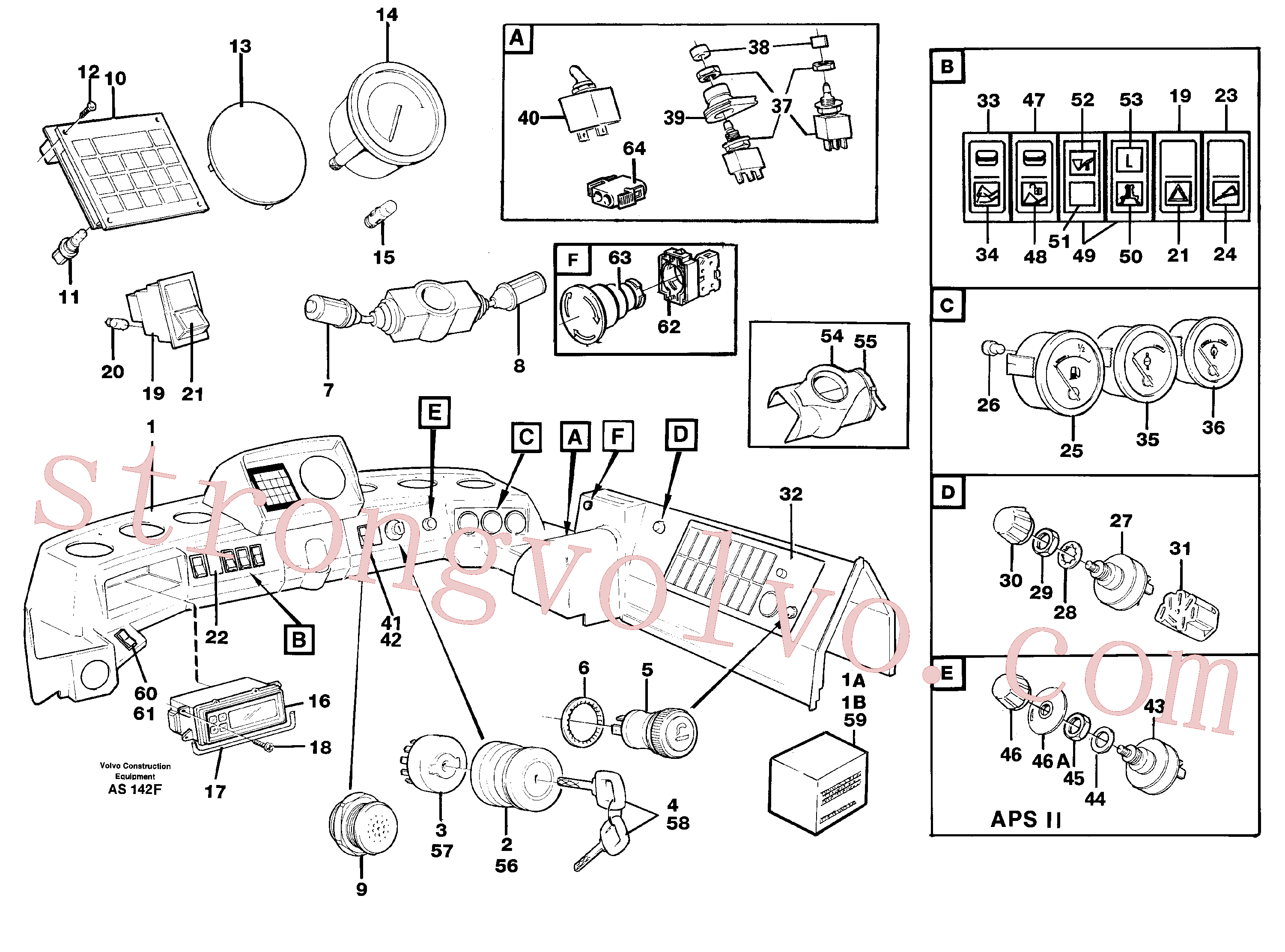 VOE4803465 Volvo Painel de instrumentos(AS142F Montagem)