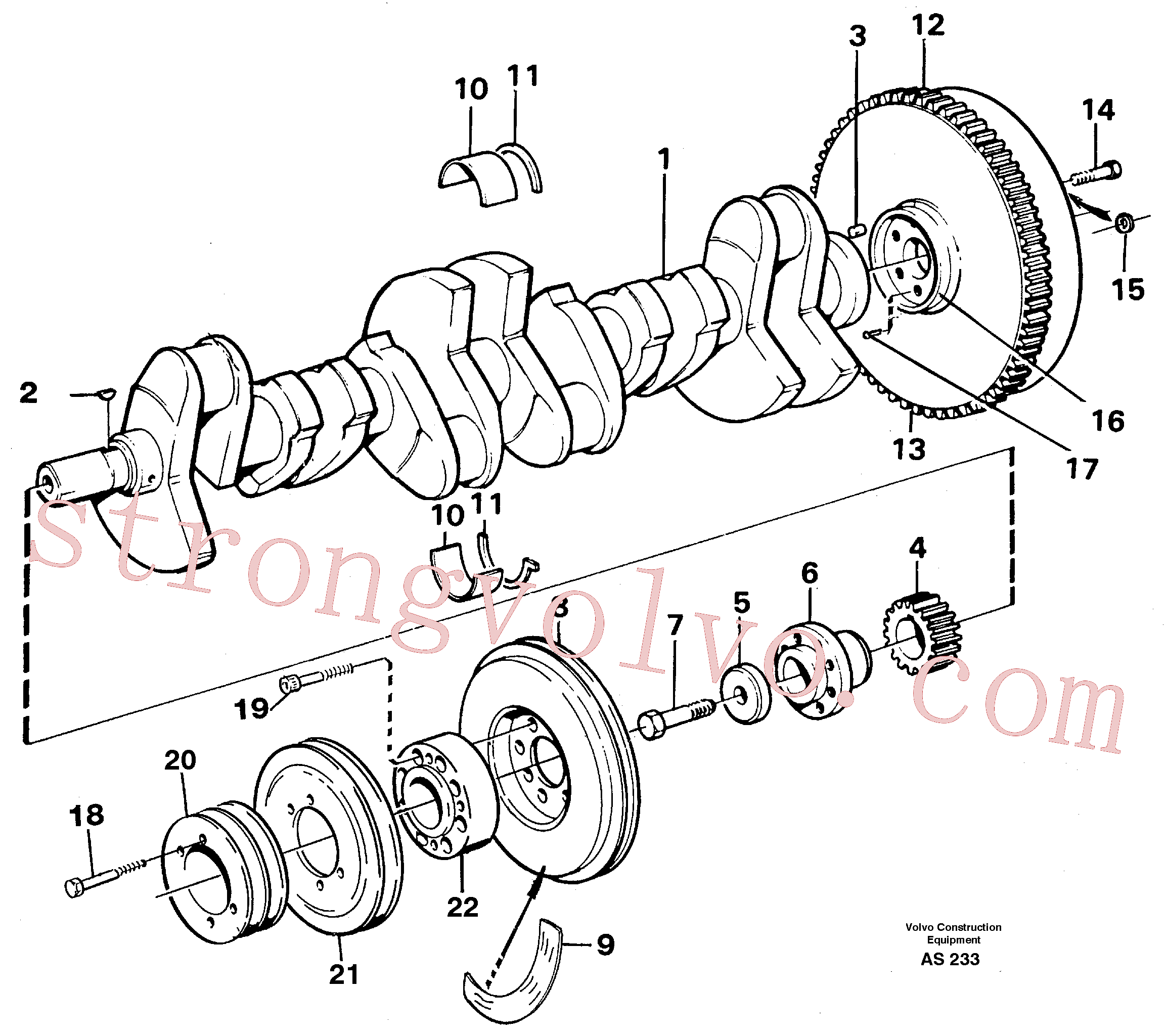 VOE420314 Volvo Cambota e peças associadas(AS233 Montagem)