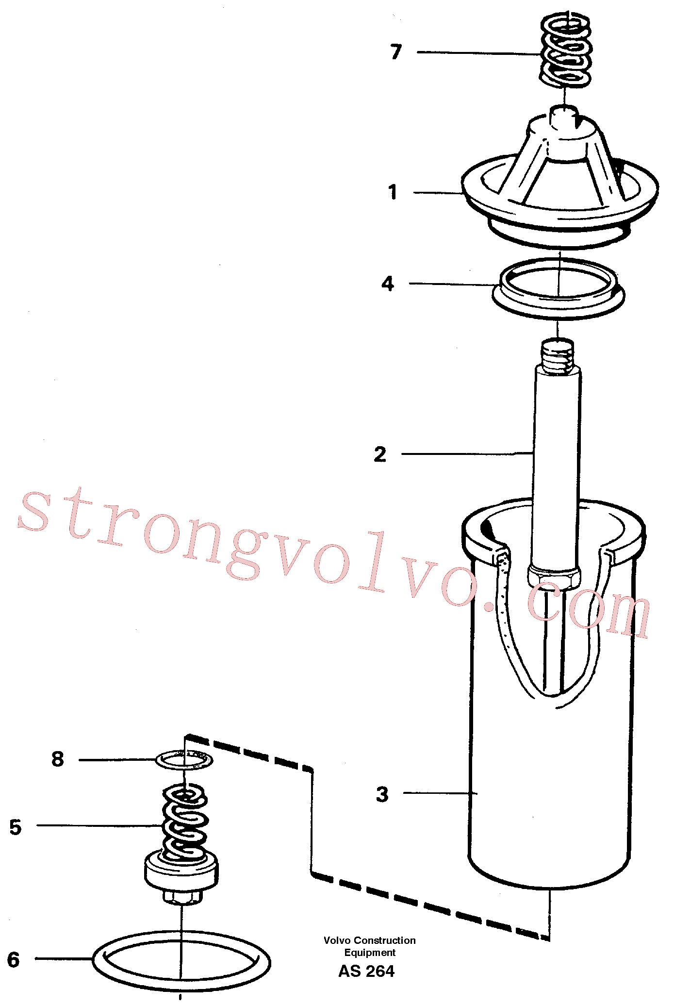 VOE11026934 Volvo Filtro de óleo(AS264 Montagem)