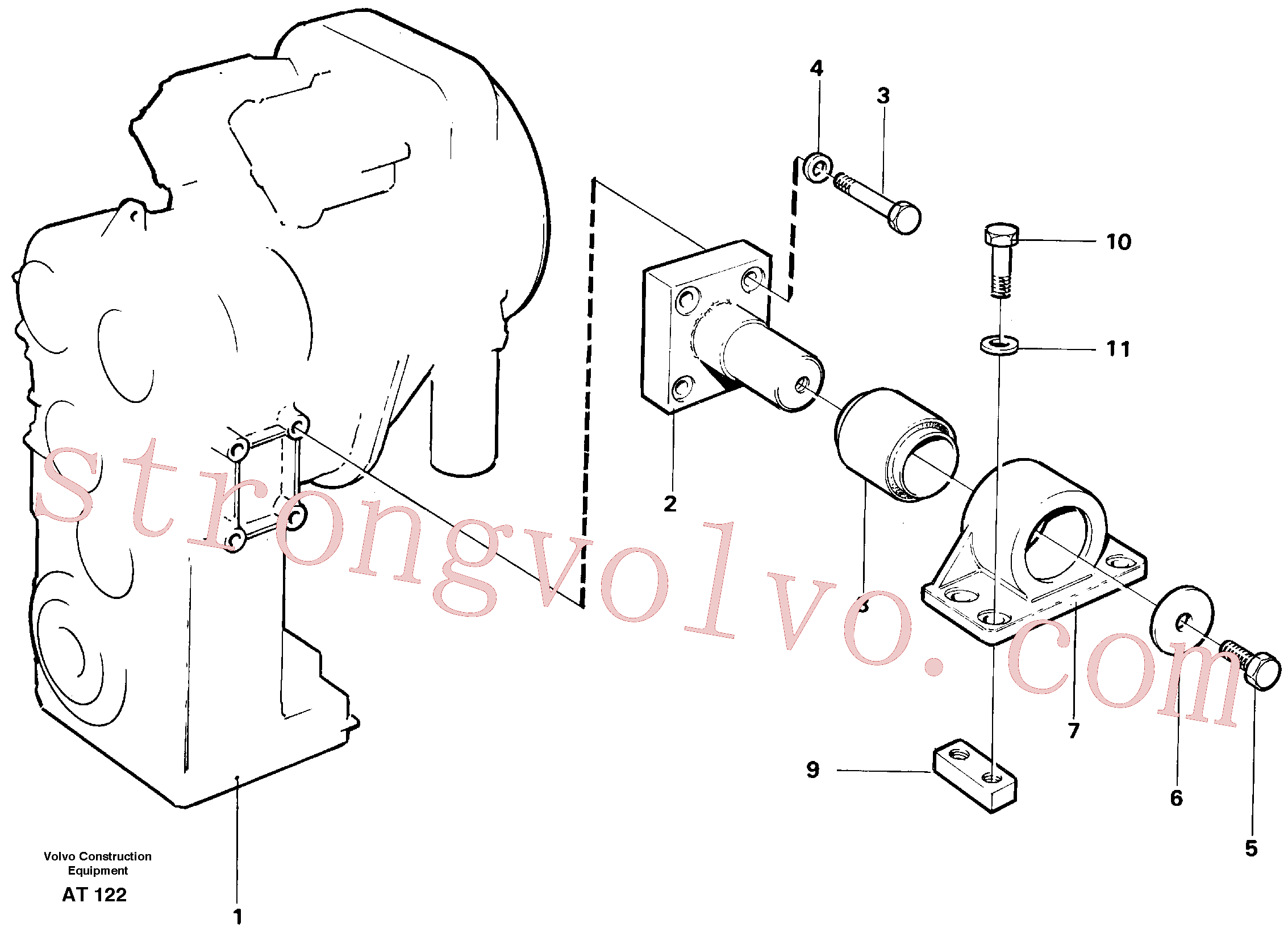 Volvo Montagem VOE14023341 Parafuso sextavado Acessórios