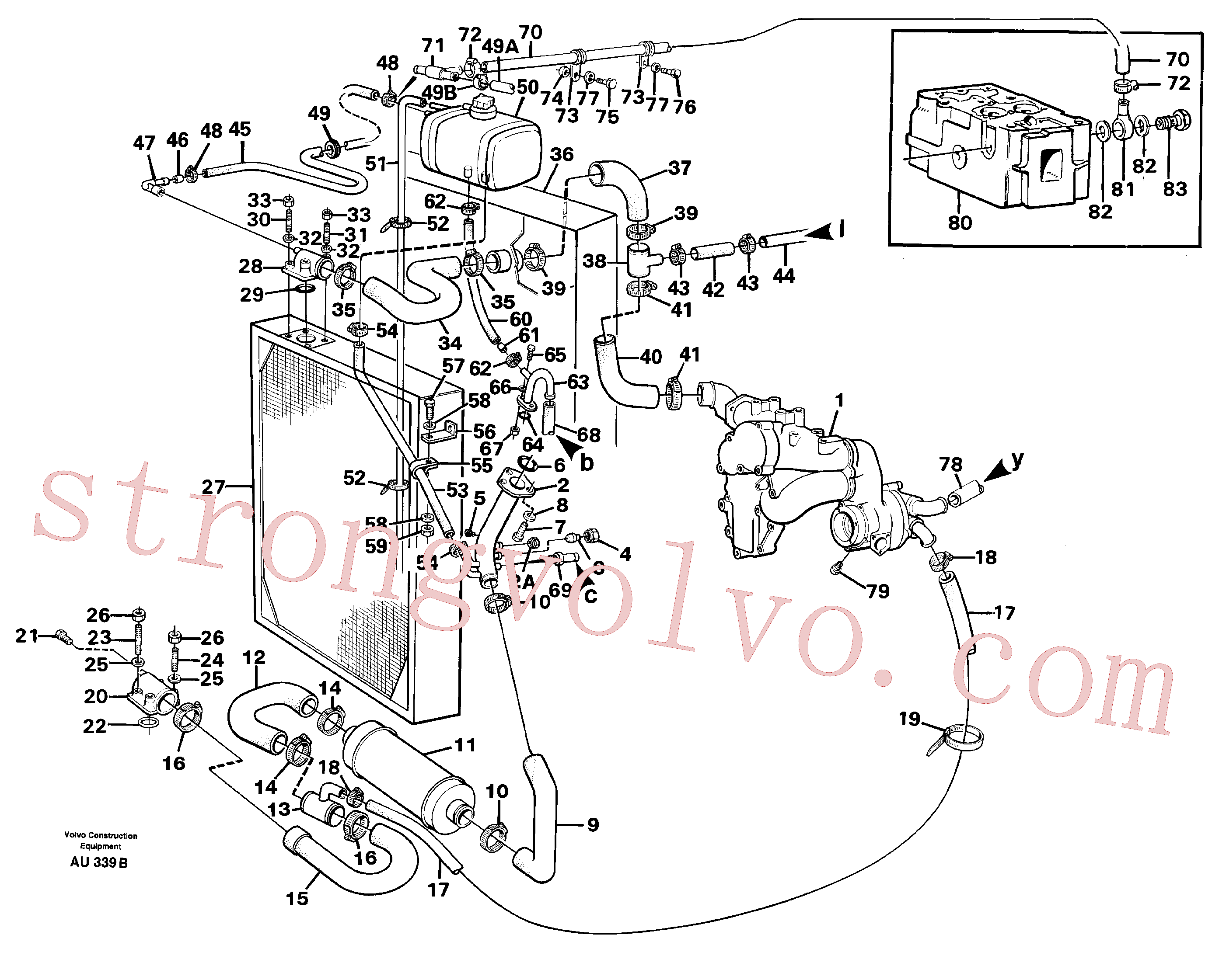 Volvo Acessórios para escavadeira VOE952998 Prisioneiro Acessórios