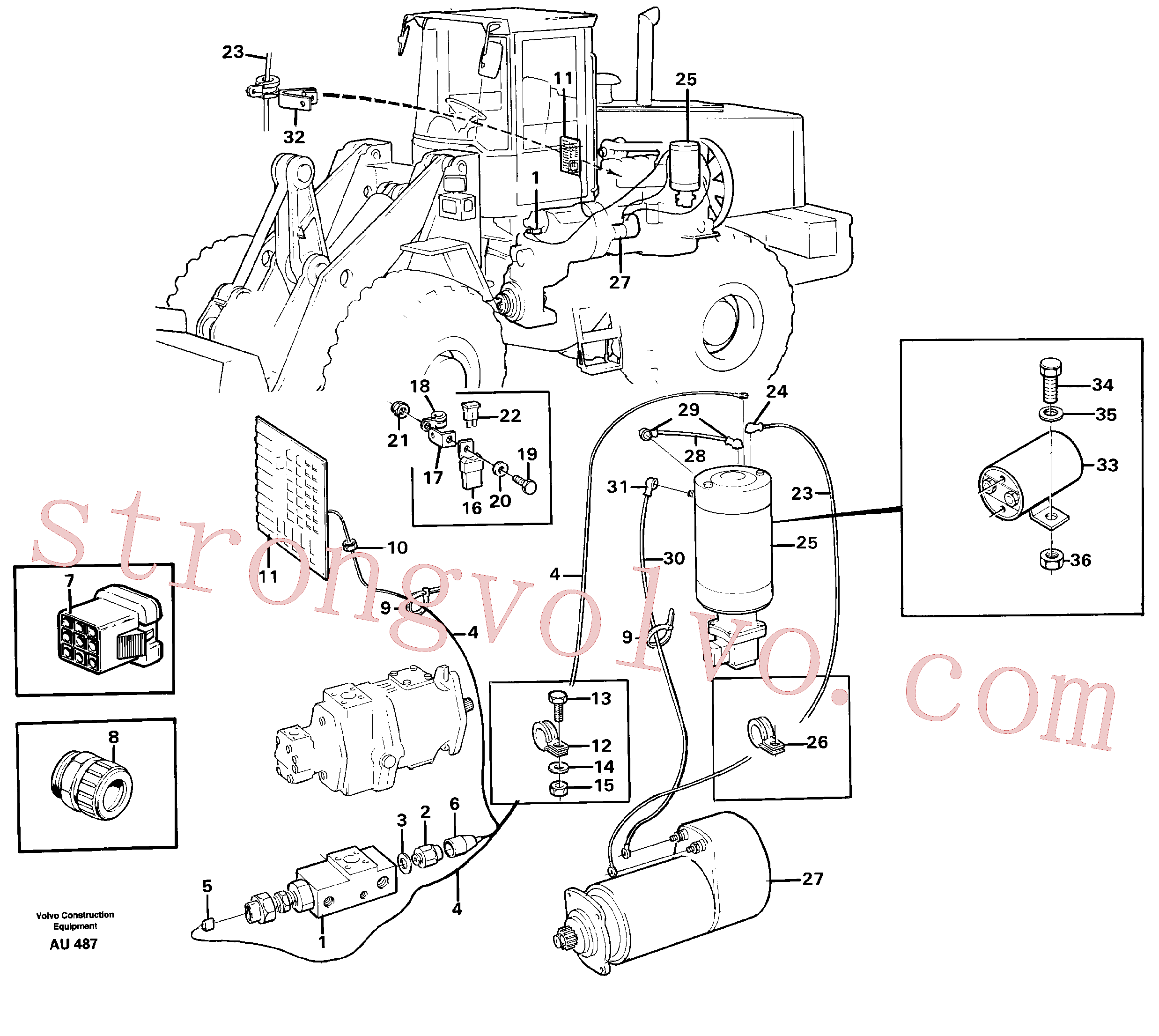 VOE955244 Volvo(AU487 Montagem)