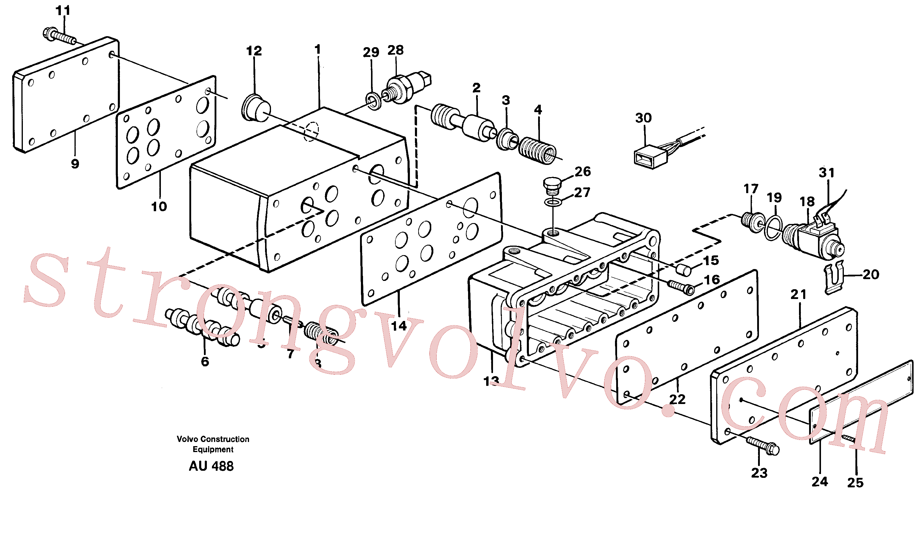 China Made SA9426-10020 Junta Volvo Acessórios para escavadeira