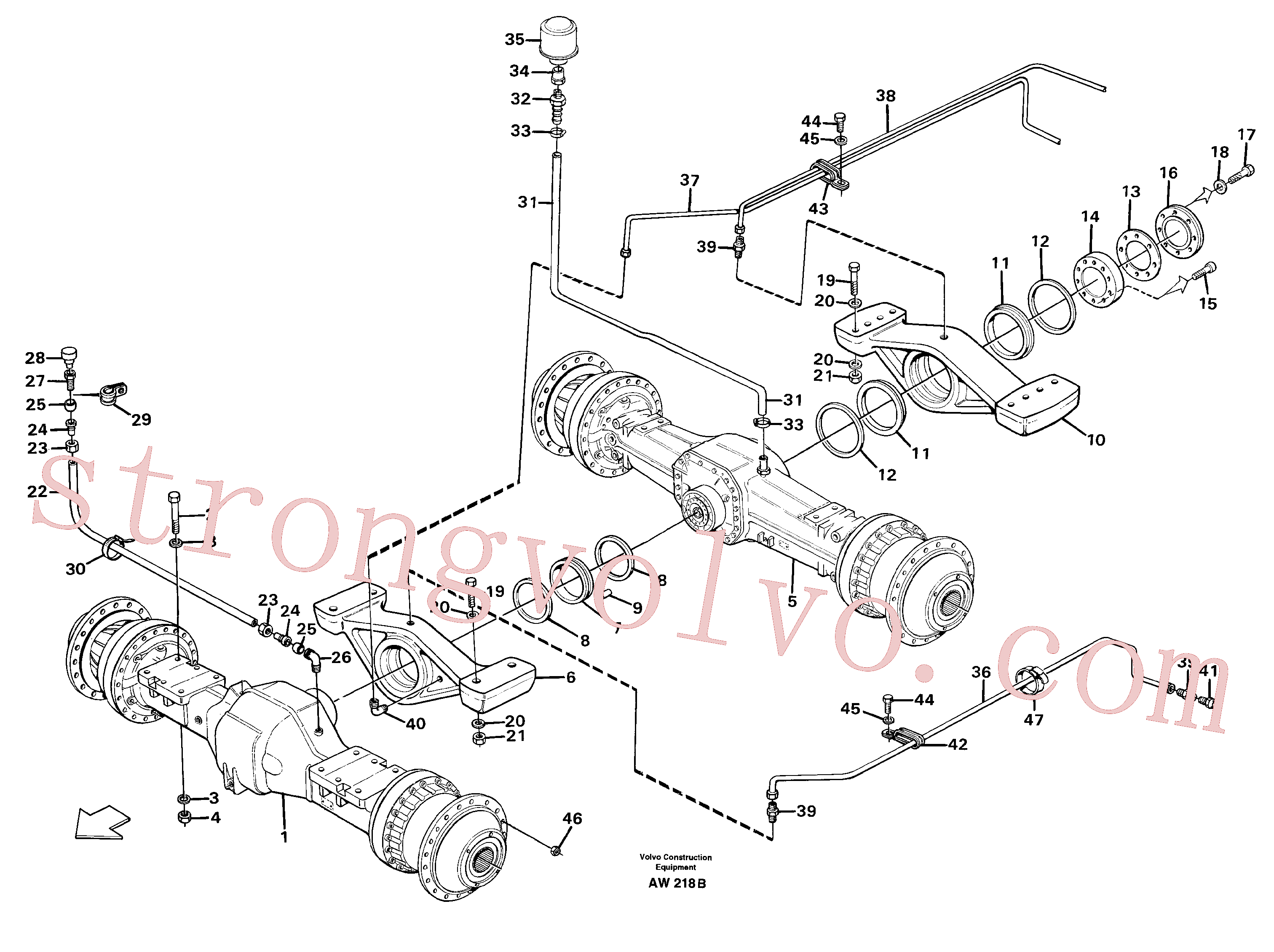 VOE947972 Volvo(AW218B Montagem)
