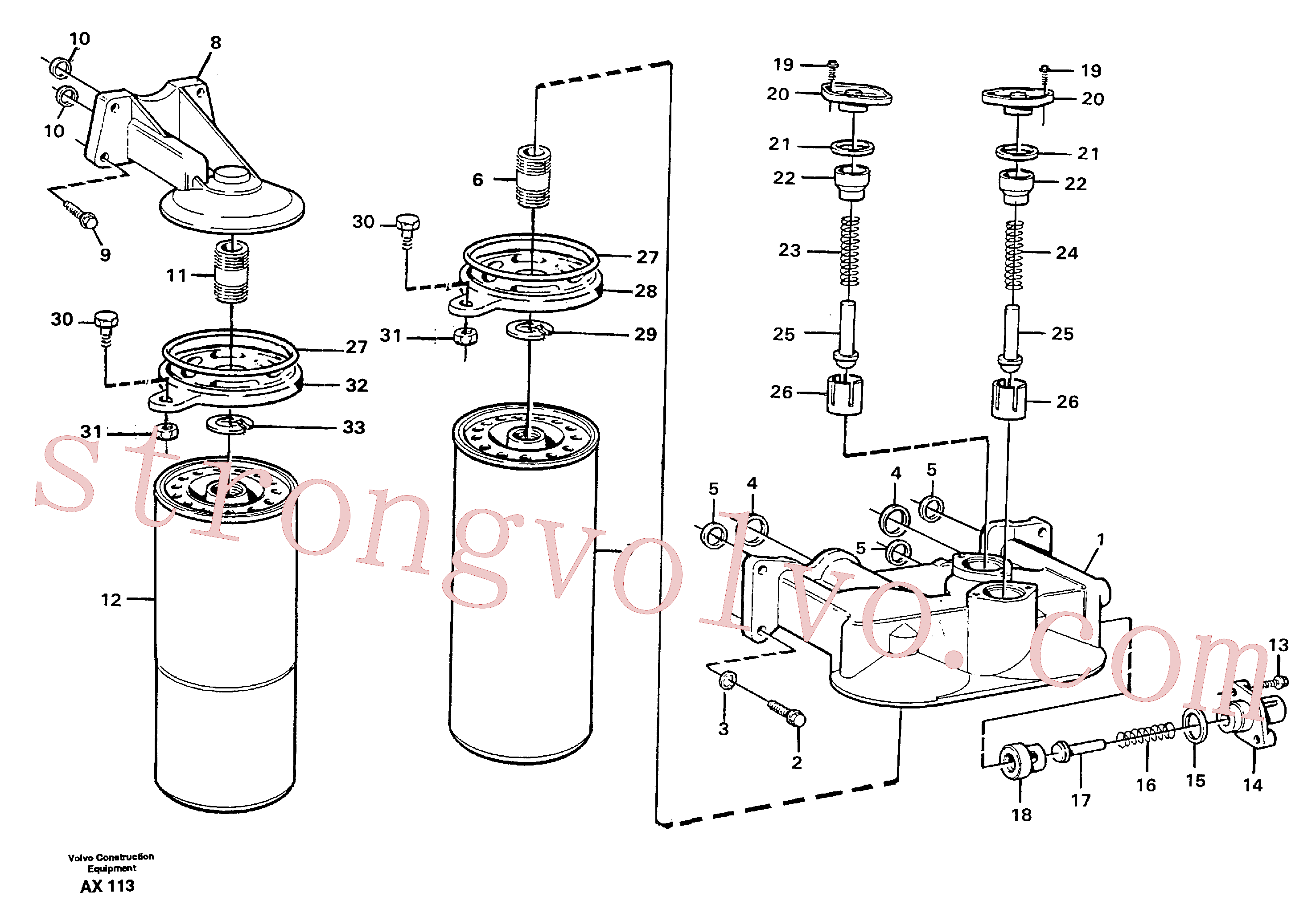Volvo VOE13945414 Parafuso flangeado Volvo Acessórios para escavadeira