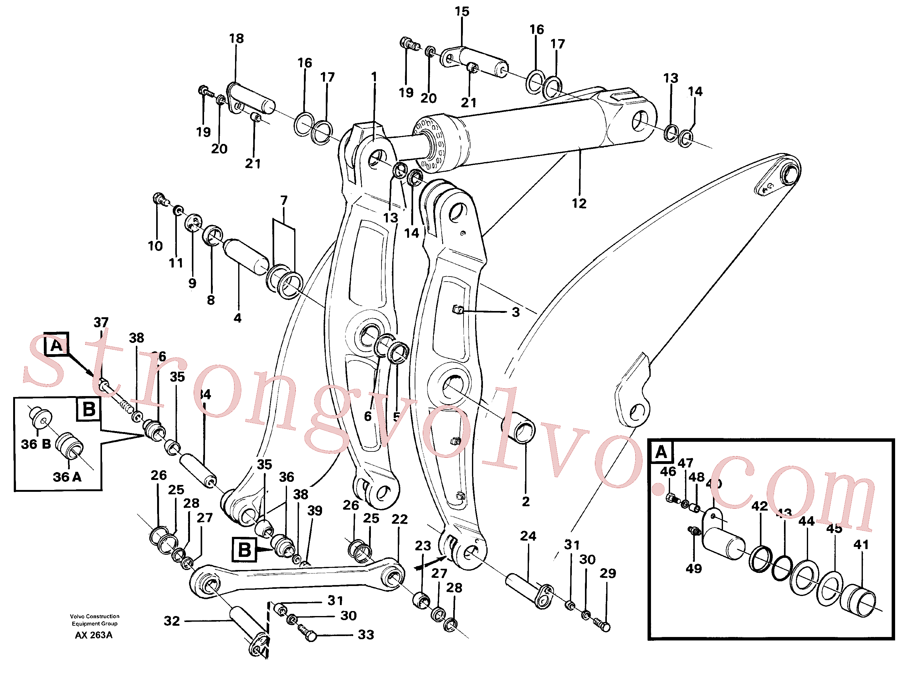 Volvo Montagem VOE12567764 Bucha Acessórios