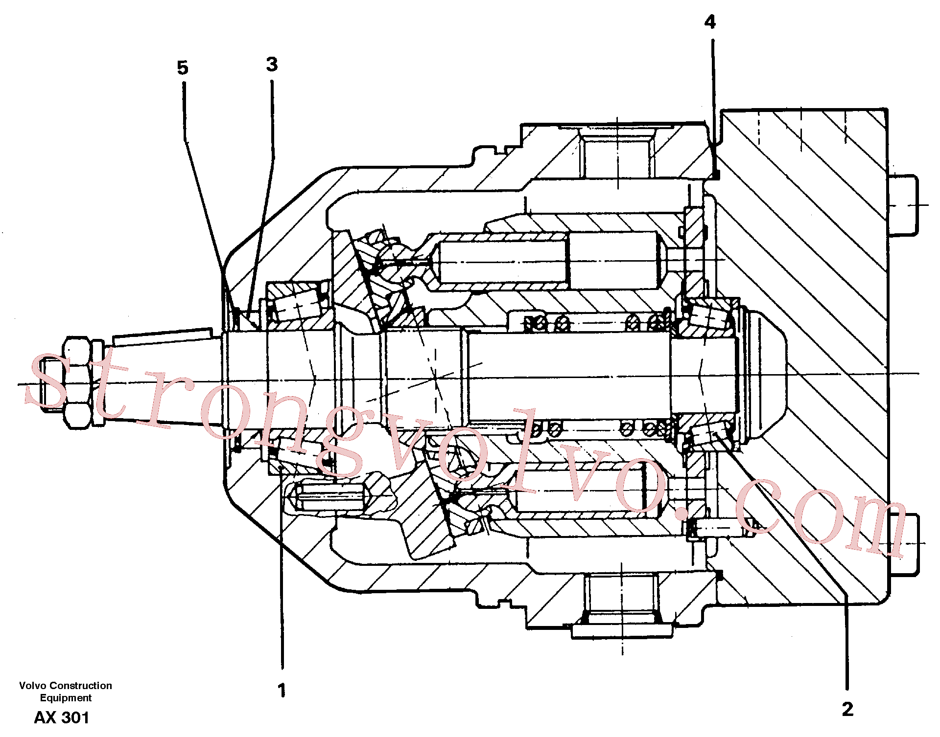 Volvo Montagem VOE11714944 Rolamento de rolos Acessórios
