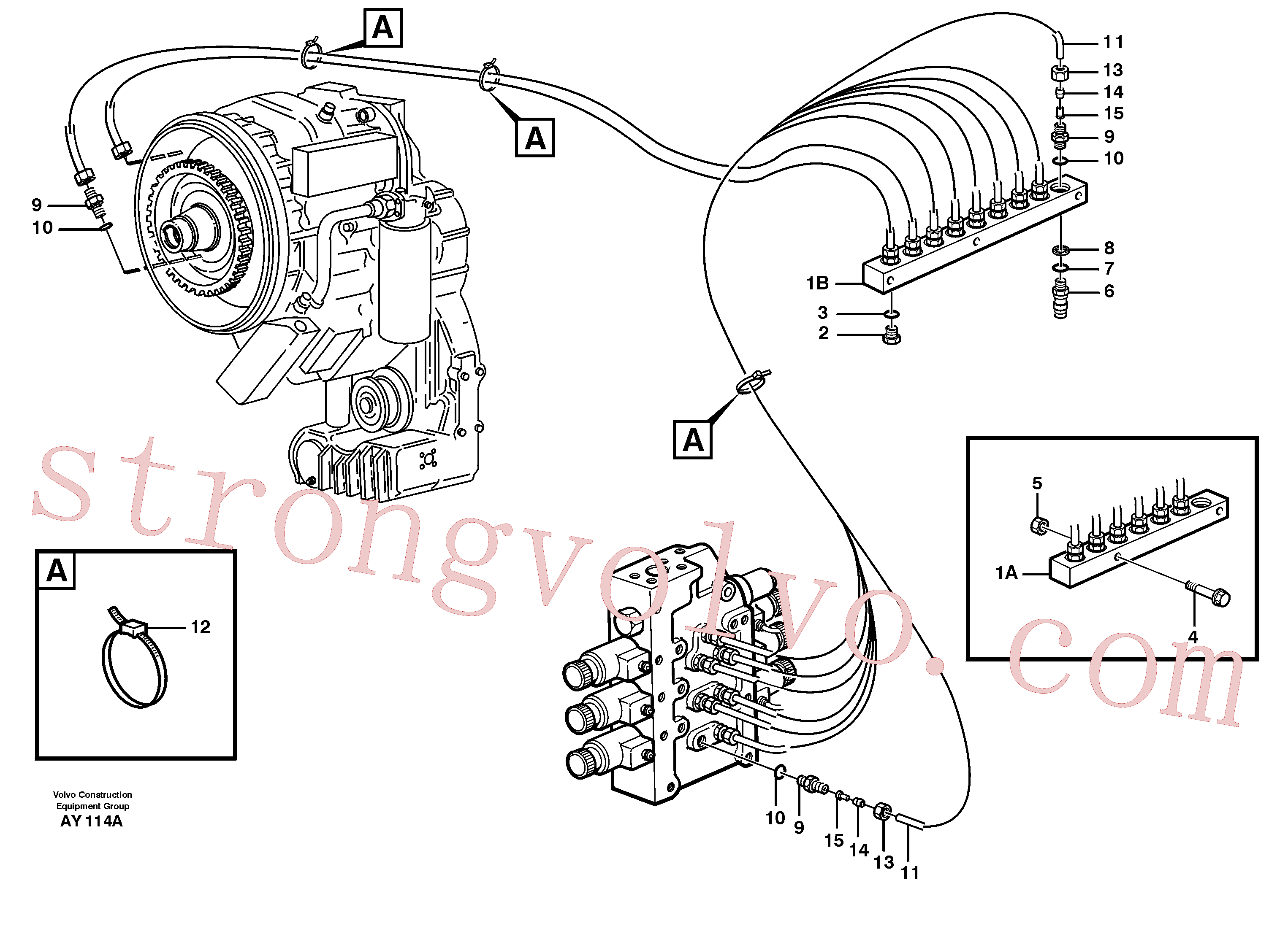VOE944963 Volvo Bloco de testes(AY114A Montagem)