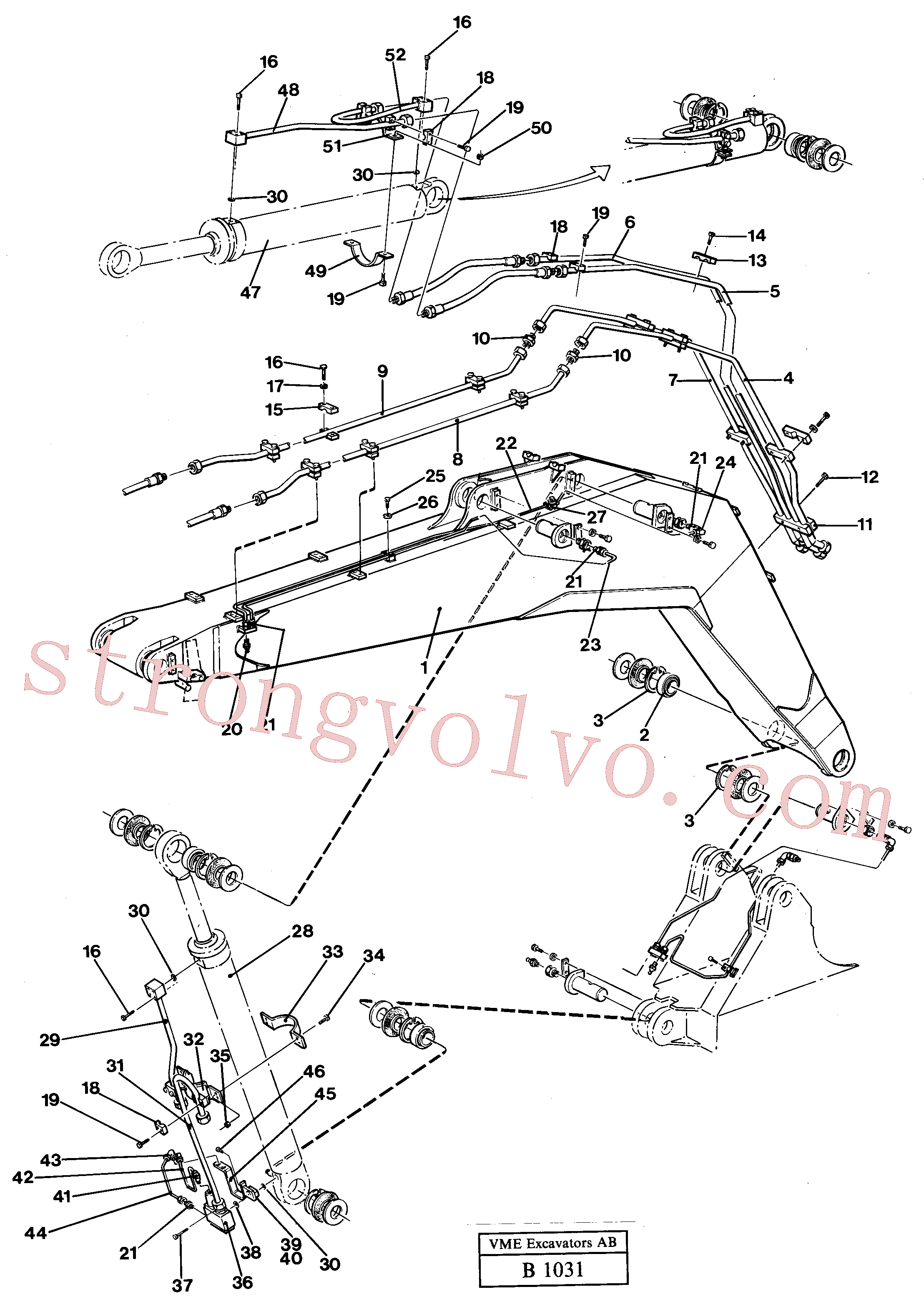 Volvo Montagem VOE14254485 Tube Assembly Acessórios