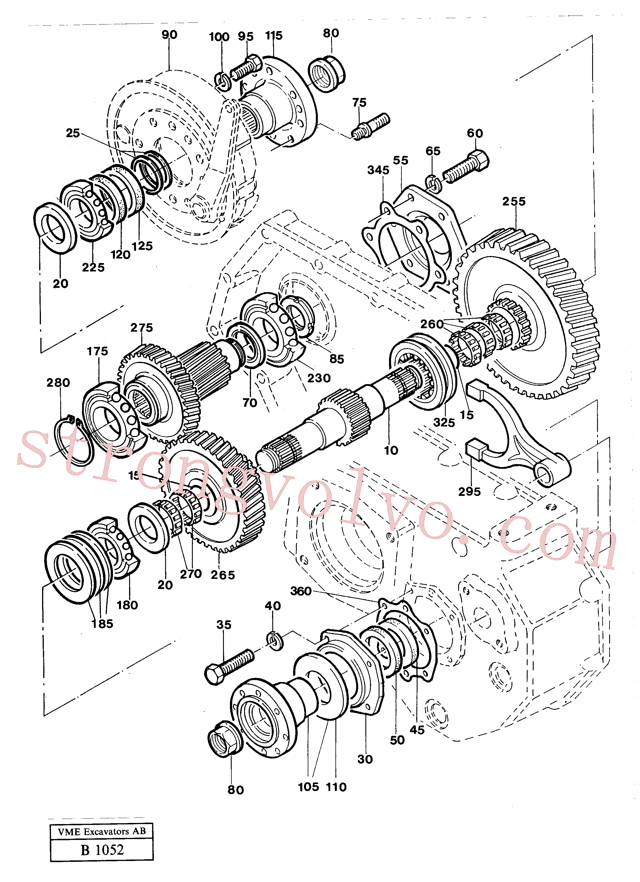 Volvo Acessórios para escavadeira VOE958907 Vedação Acessórios