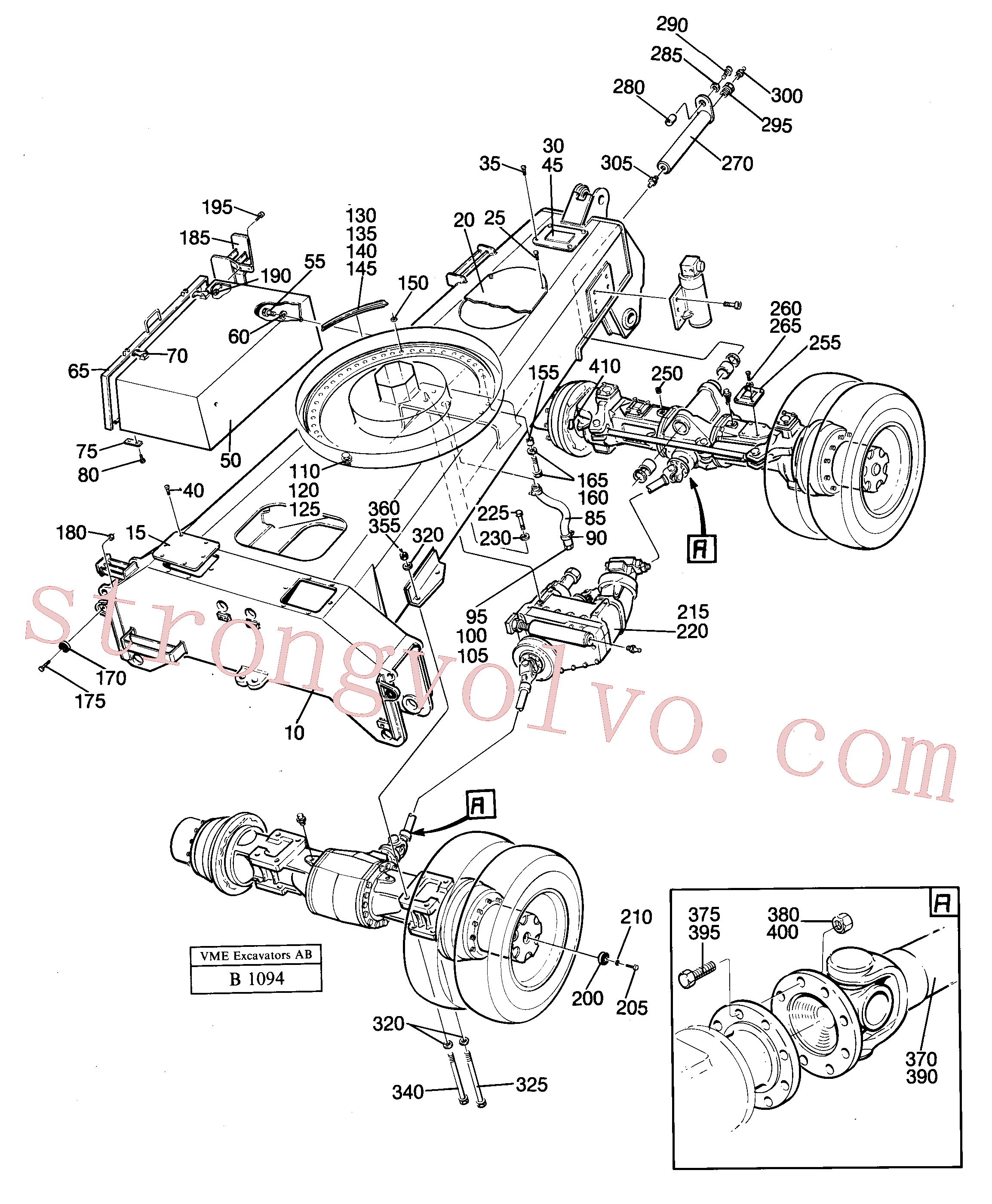 VOE14044030 Volvo Substrutura(B1094 Montagem)