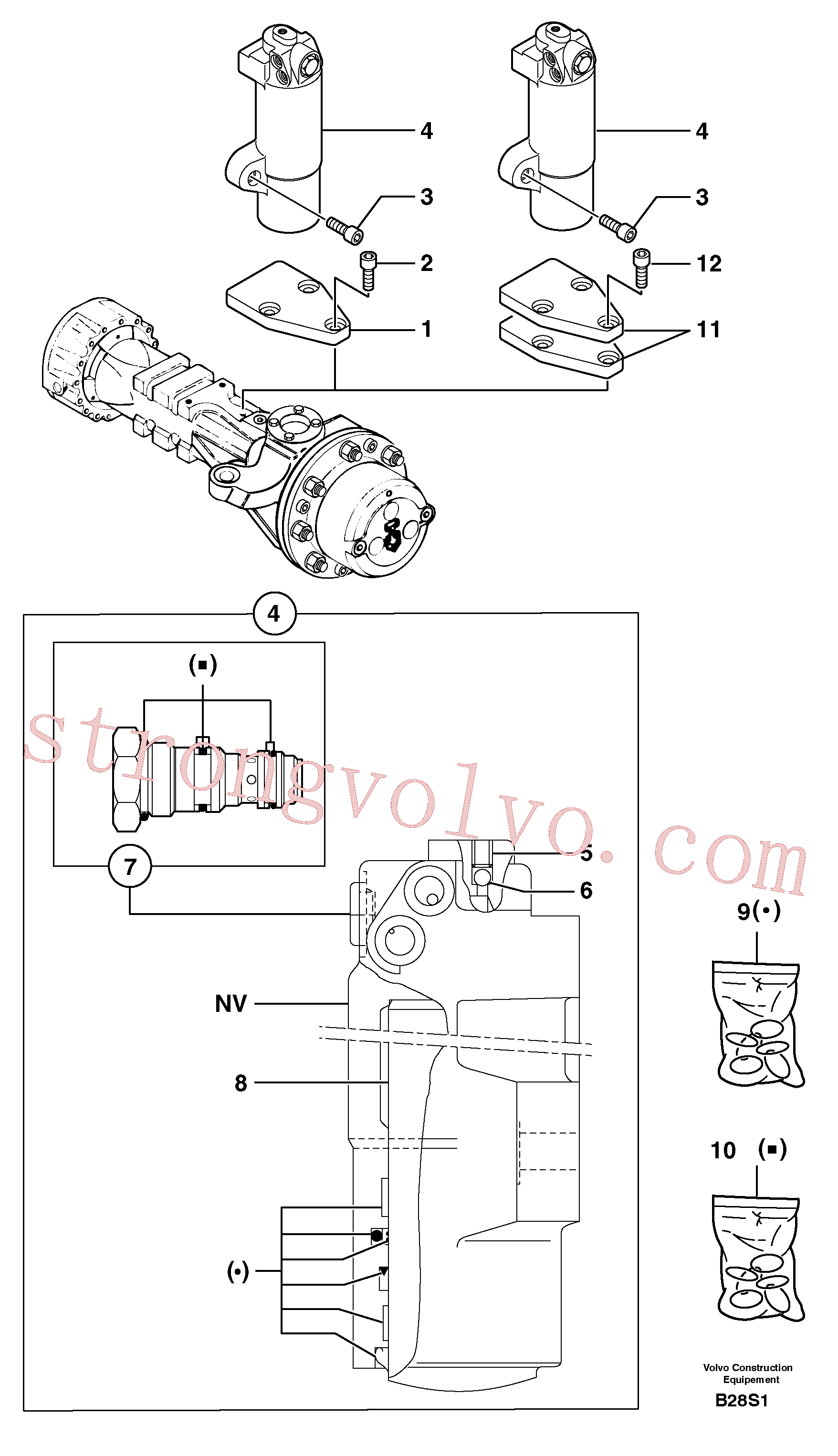 PJ5960045 Volvo(B28S1 Montagem)