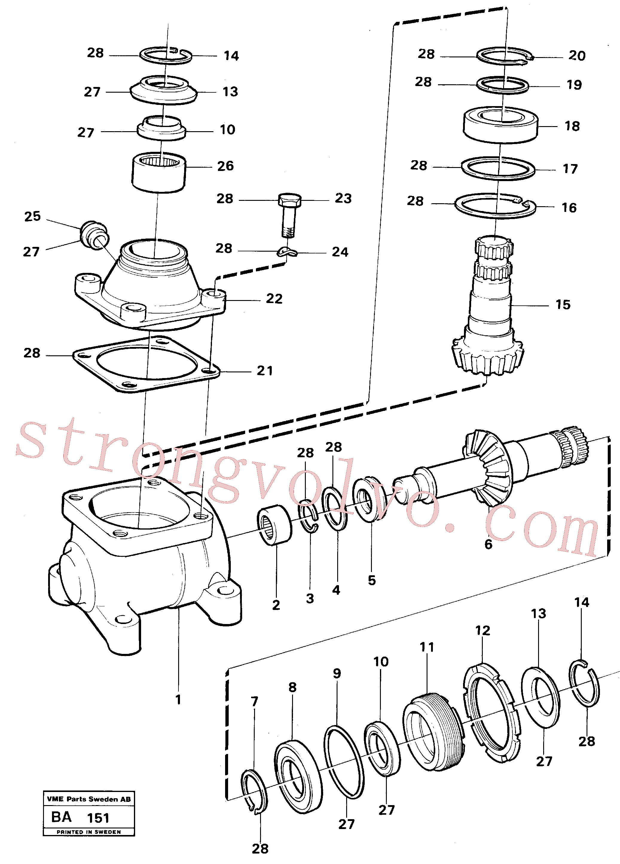 SA8220-03250 Volvo(BA151 Montagem)