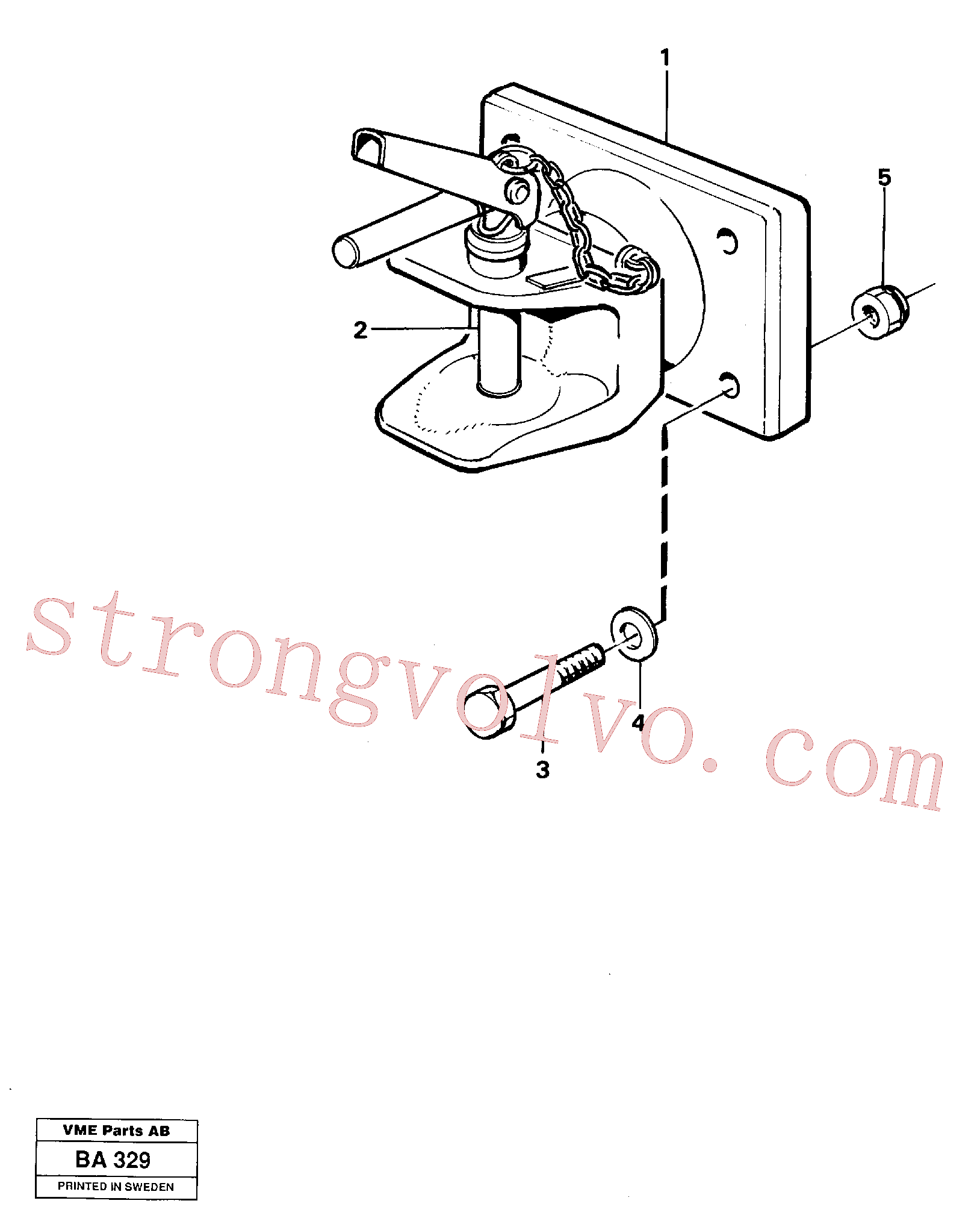 VOE14014639 Volvo Engate de reboque(BA329 Montagem)