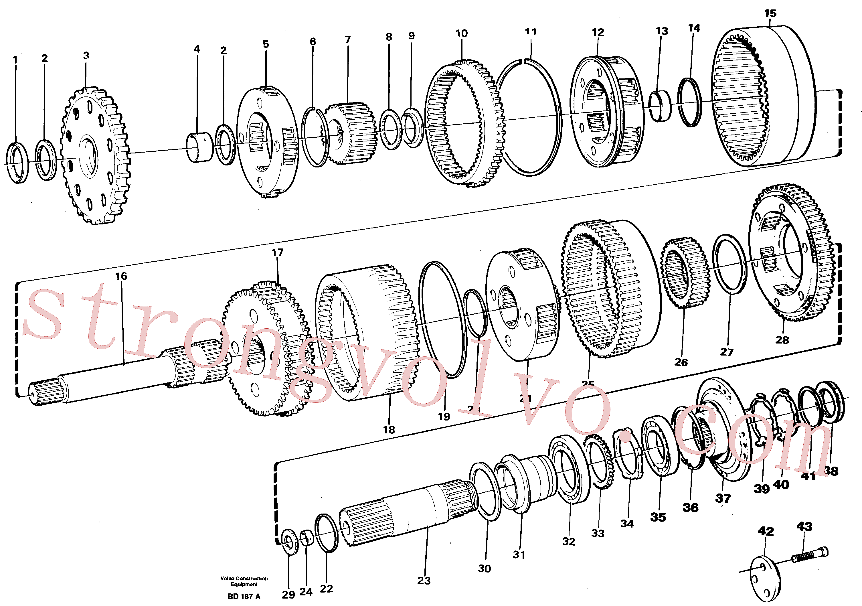 VOE1650444 Volvo(BD187A Montagem)