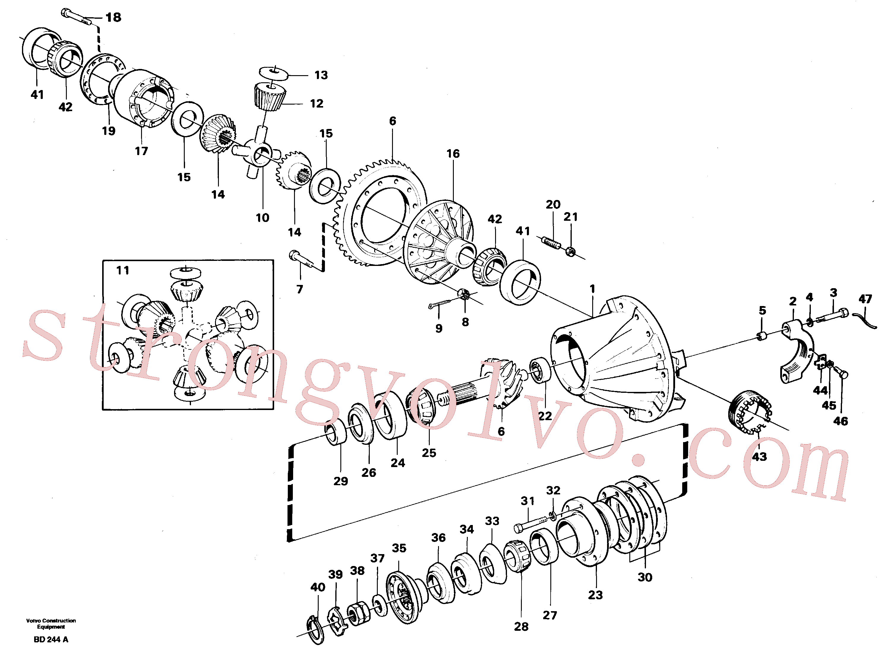 VOE1522895 Volvo(BD244A Montagem)