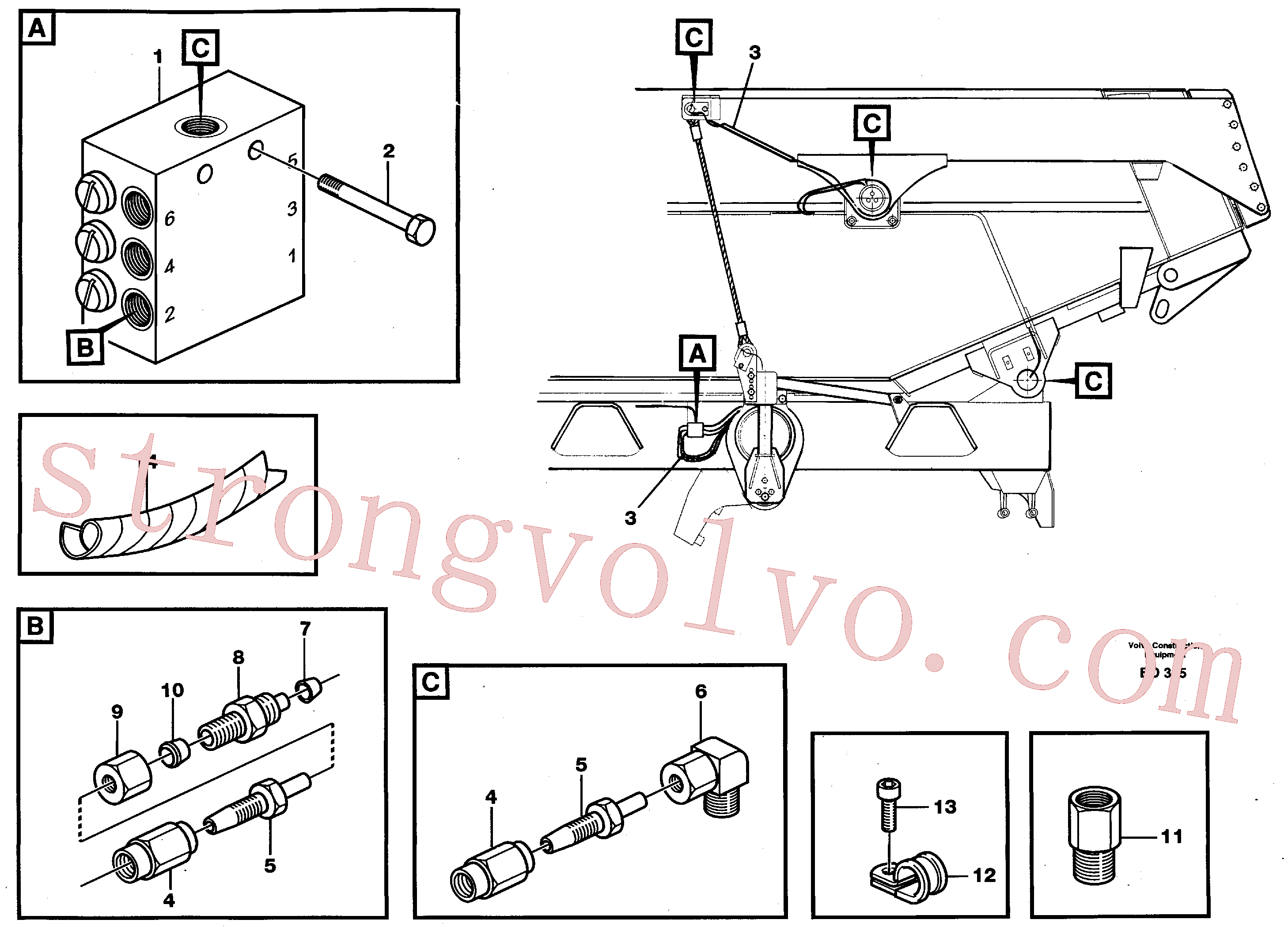 VOE14214040 Volvo Lubrificação centralizada(BD365 Montagem)