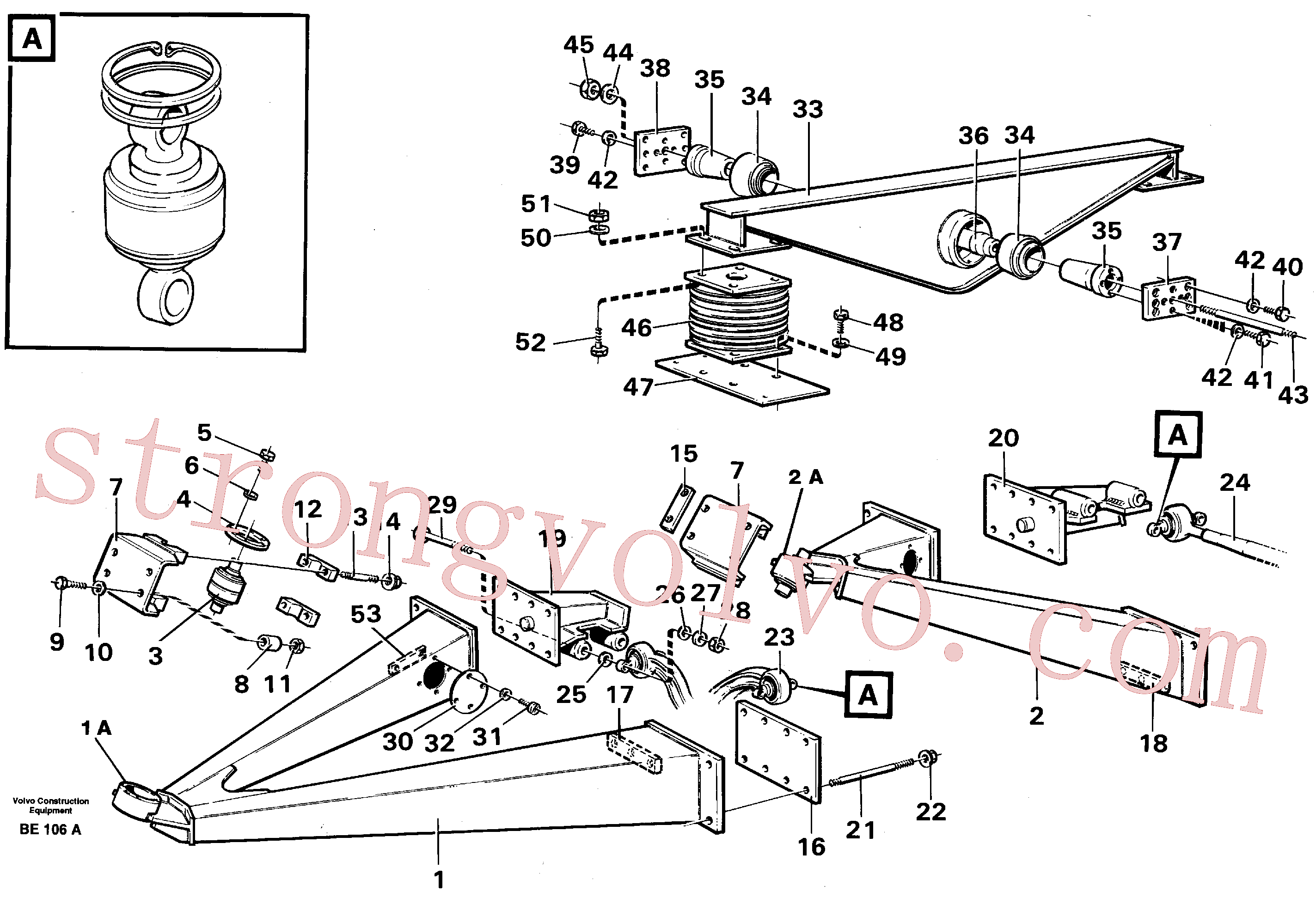 VOE13963344 Parafuso sextavado Volvo escavadeira