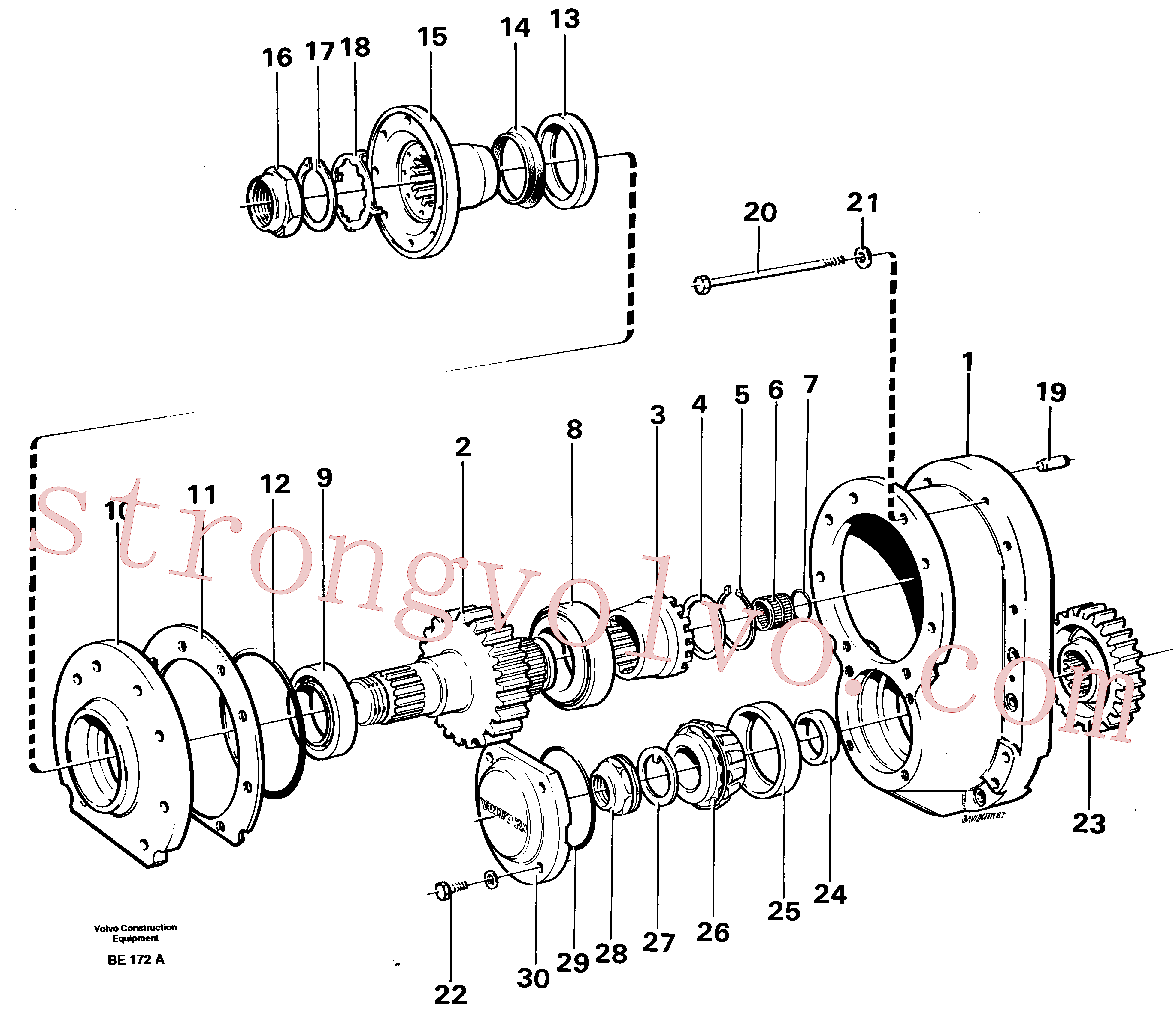 SA9511-22190 Volvo(BE172A Montagem)