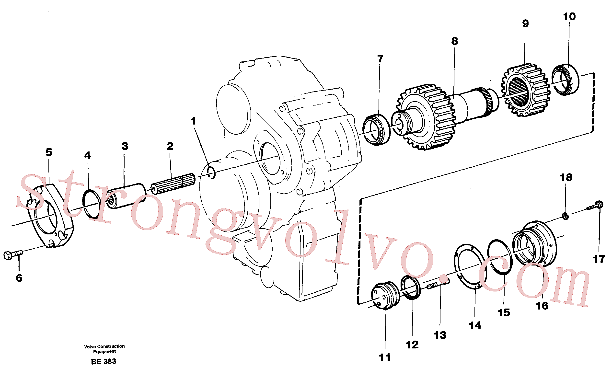 VOE13948982 Volvo Veio intermédio(BE383 Montagem)