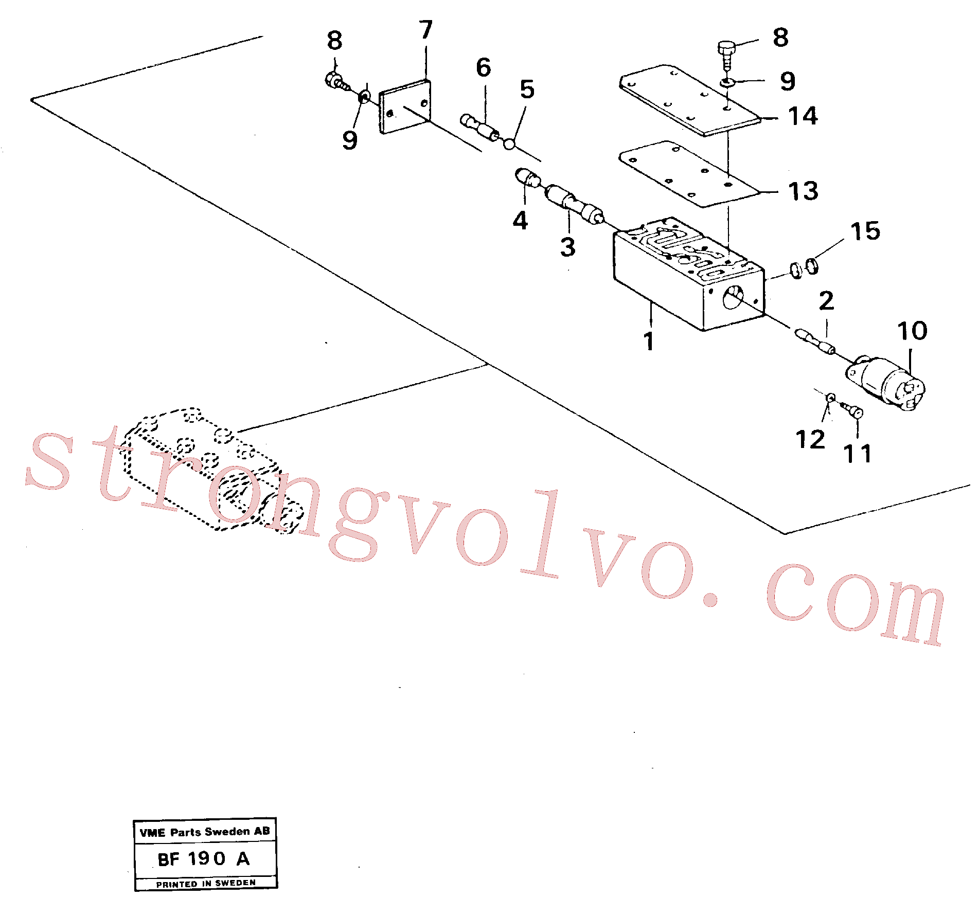 Volvo Montagem VOE11998796 Filtro Acessórios