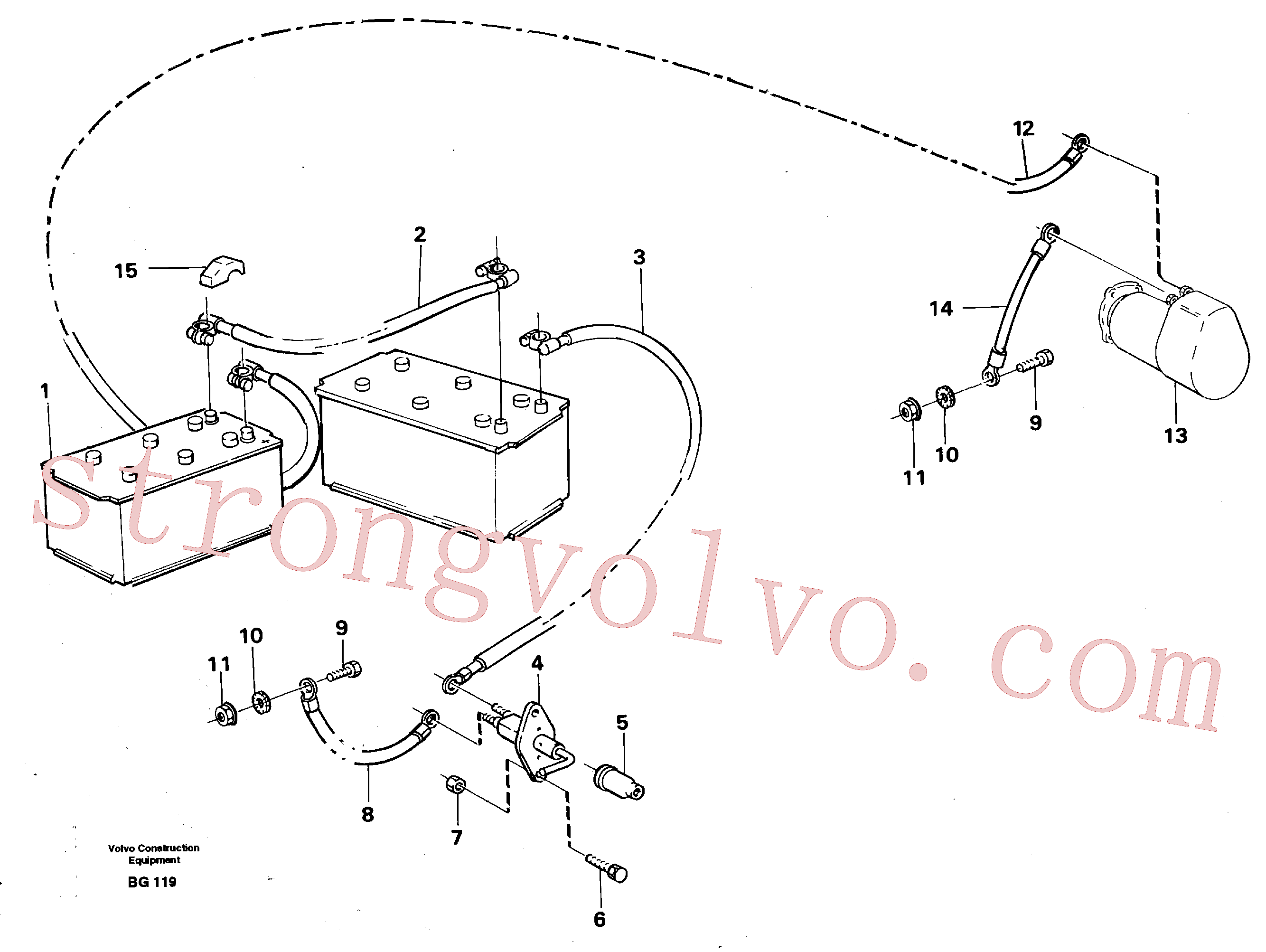 VOE967600 Volvo(BG119 Montagem)