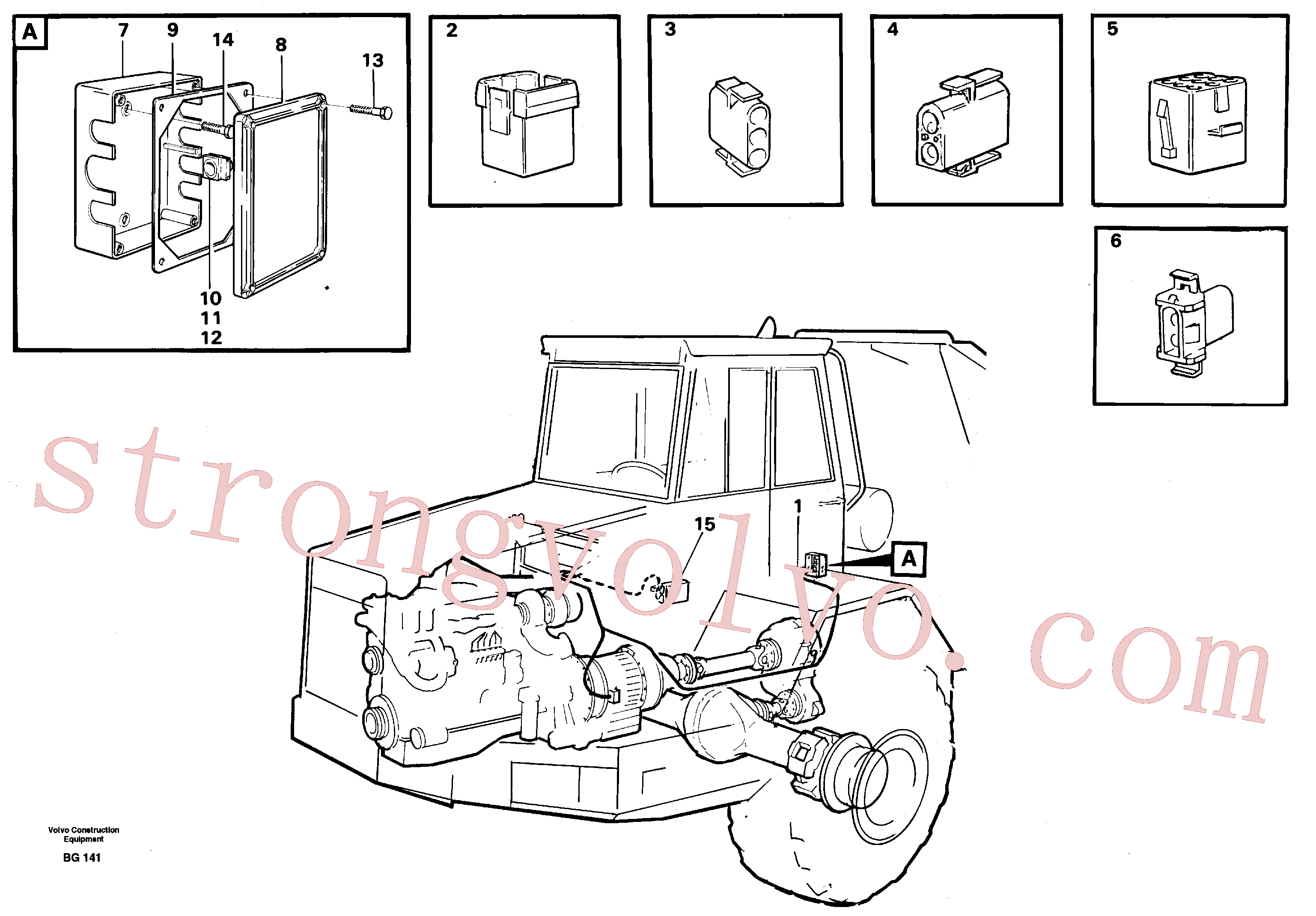 VOE14214588 Volvo Cablagens, dianteiras(BG141 Montagem)