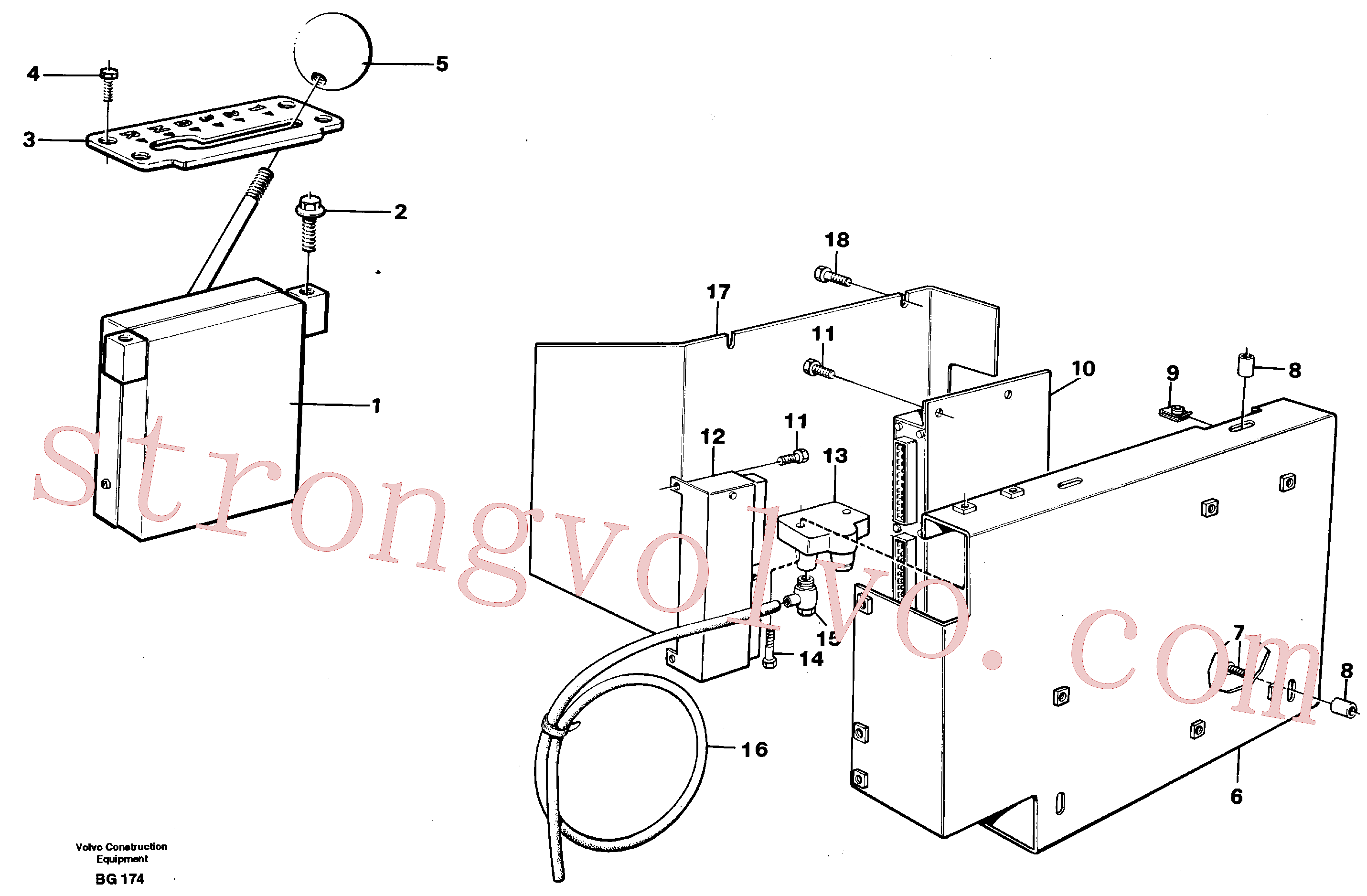 Volvo Montagem VOE4973473 Luva espaçadora Acessórios