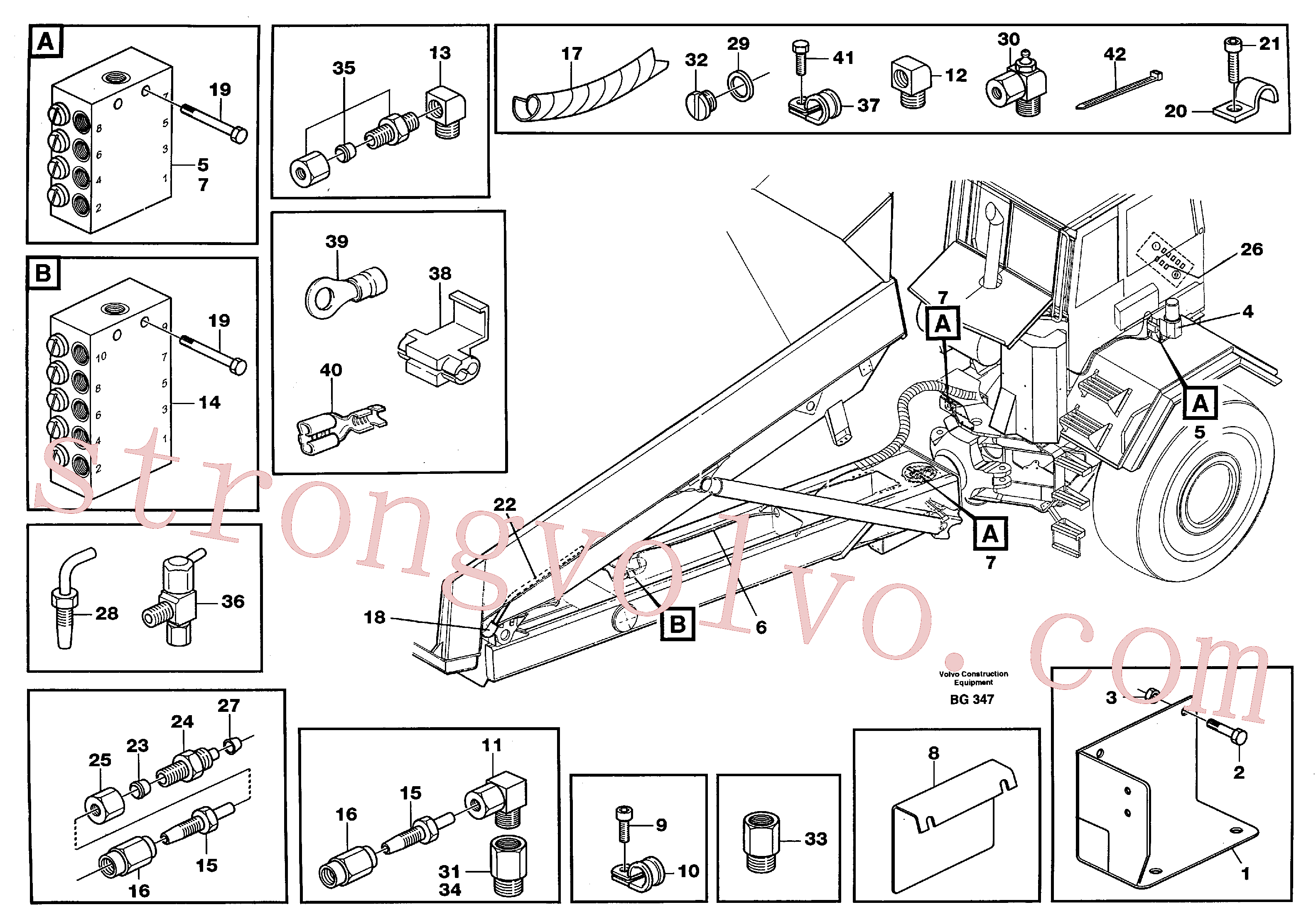 VOE14214023 Volvo Lubrificação centralizada(BG347 Montagem)