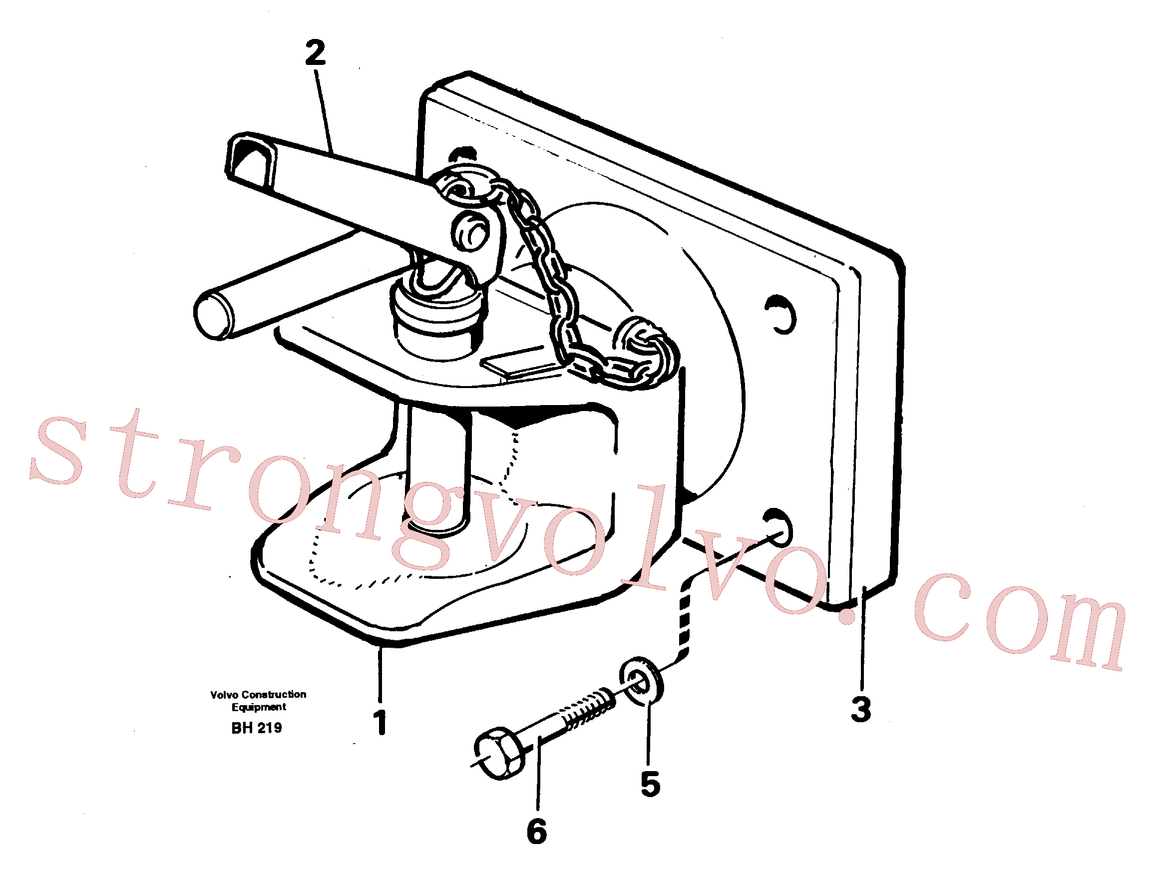 Volvo Acessórios para escavadeira VOE14014639 Parafuso Acessórios