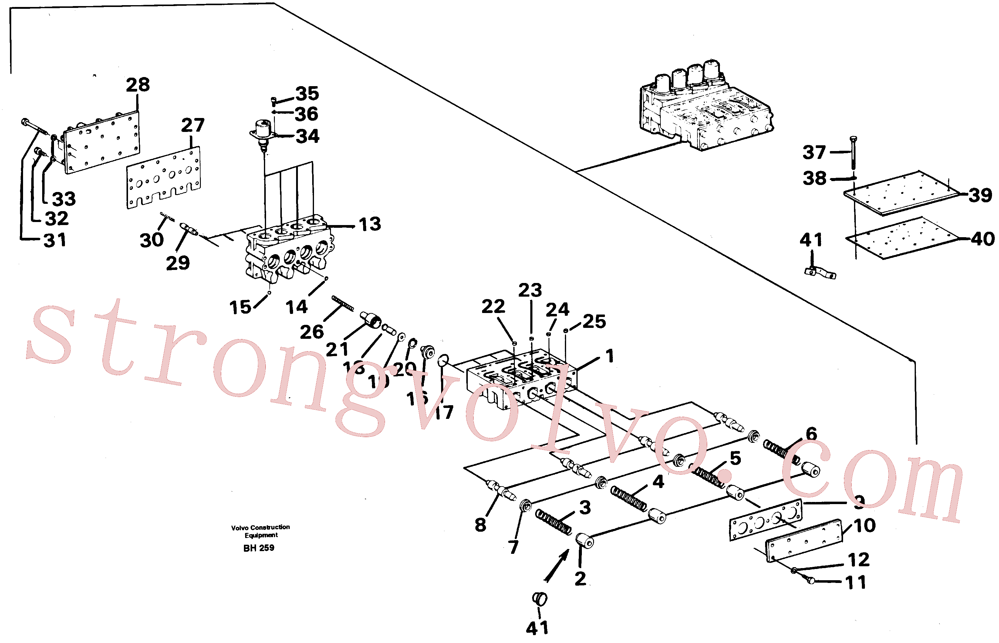 Volvo Montagem VOE977657 Hexagon screw Acessórios