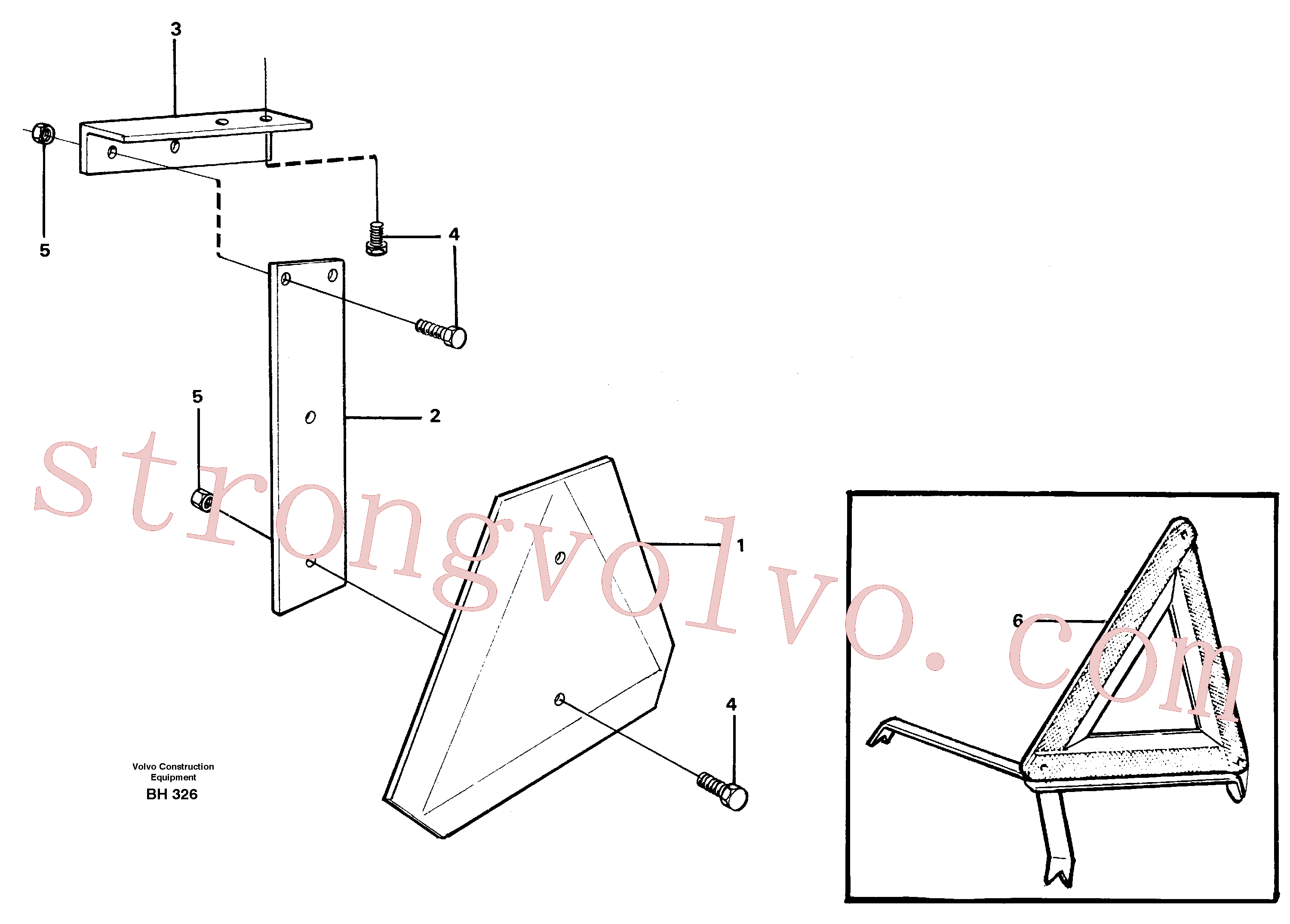 VOE4940966 Volvo Sinal de veículo lento(BH326 Montagem)