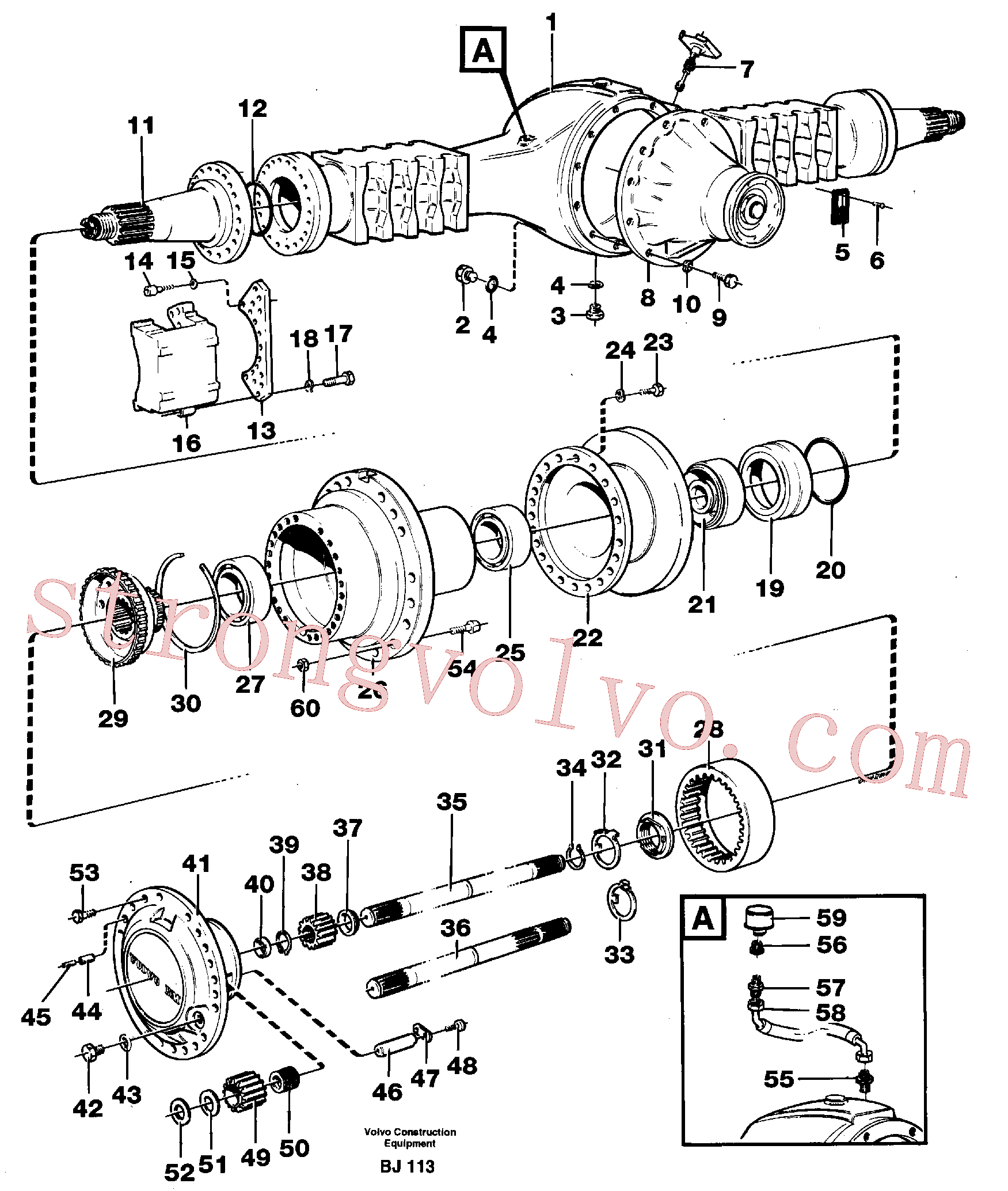 SA9016-12014 Volvo(BJ113 Montagem)