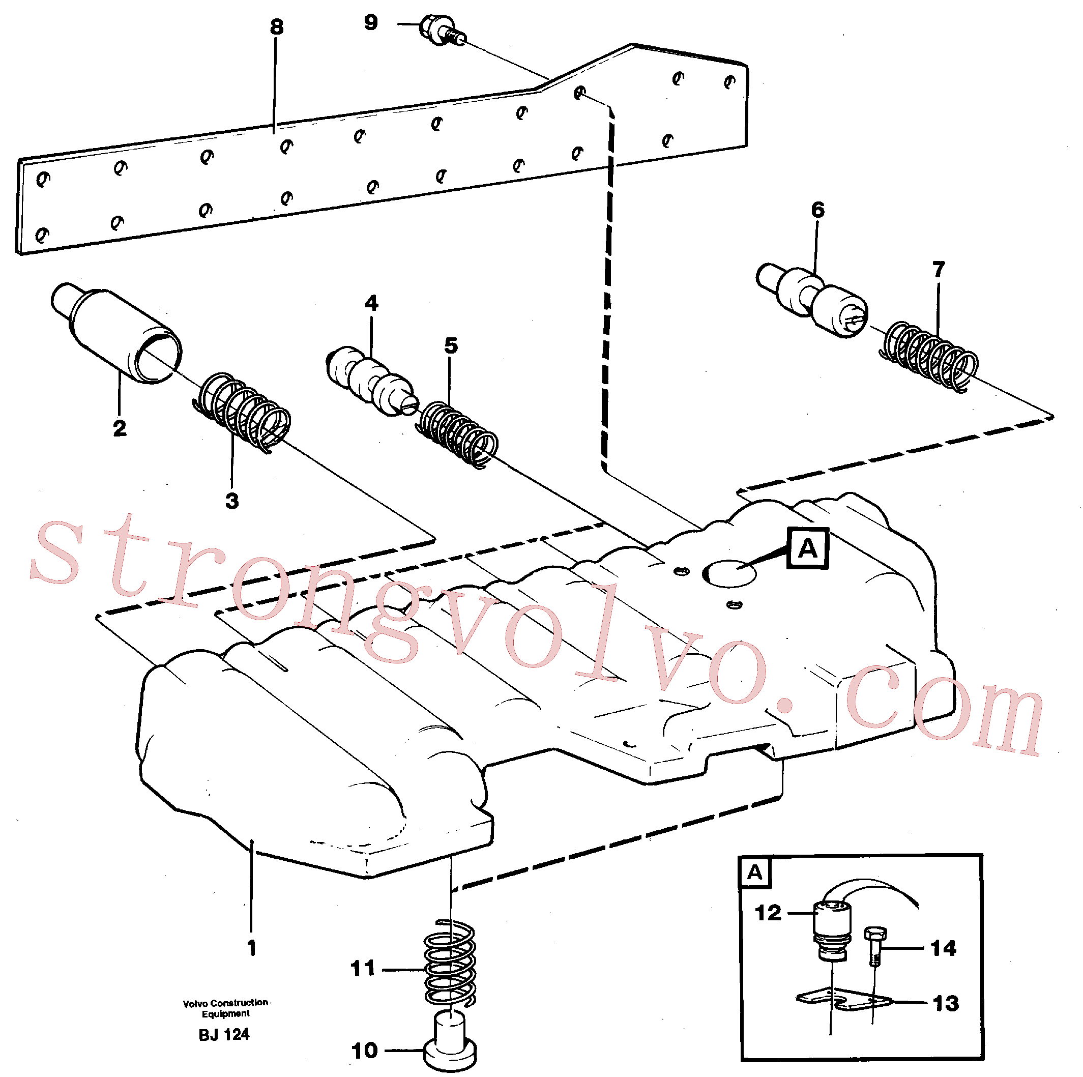 VOE13947949 Volvo Válvula modulada(BJ124 Montagem)