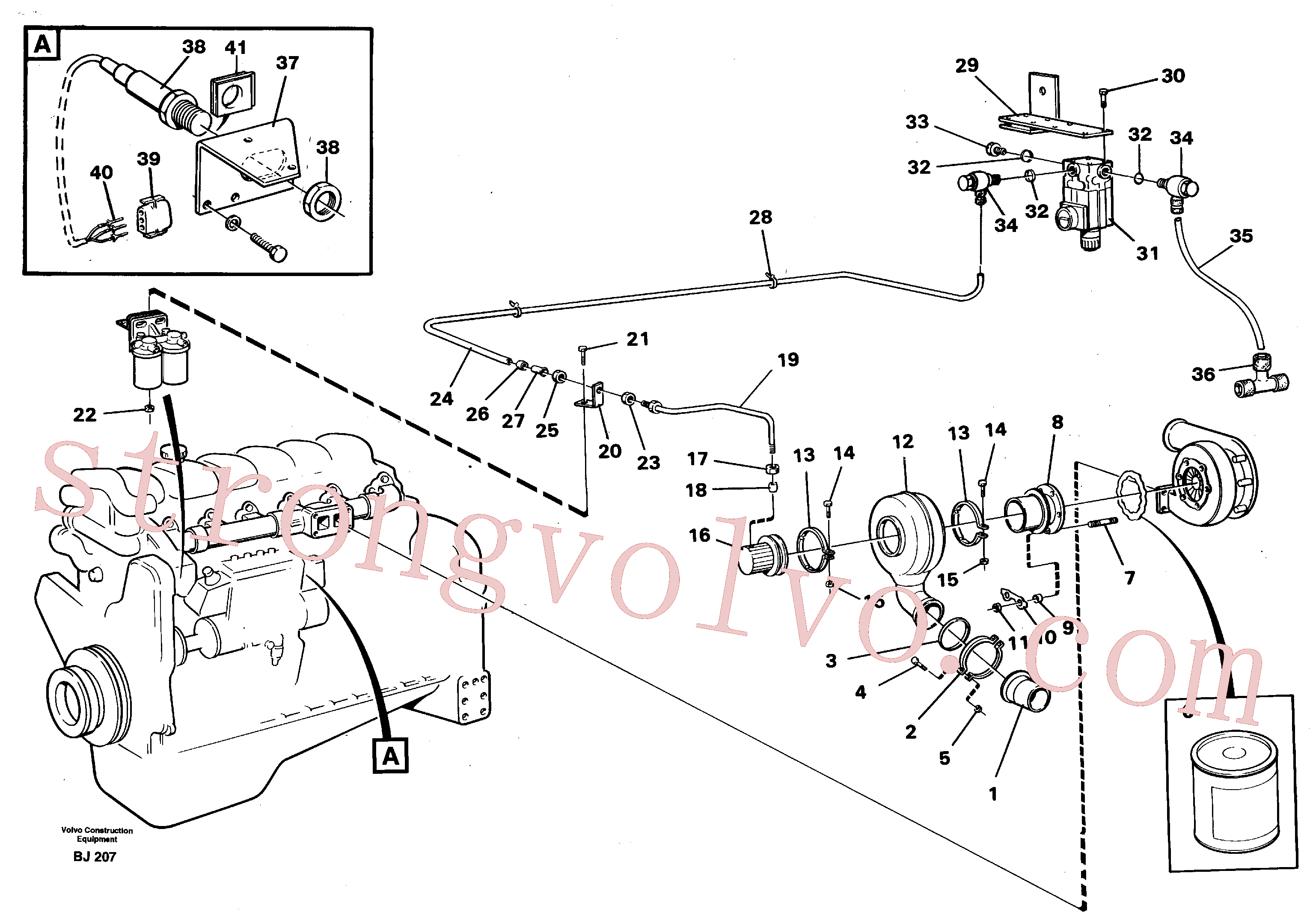 VOE924064 Volvo Retardador(BJ207 Montagem)