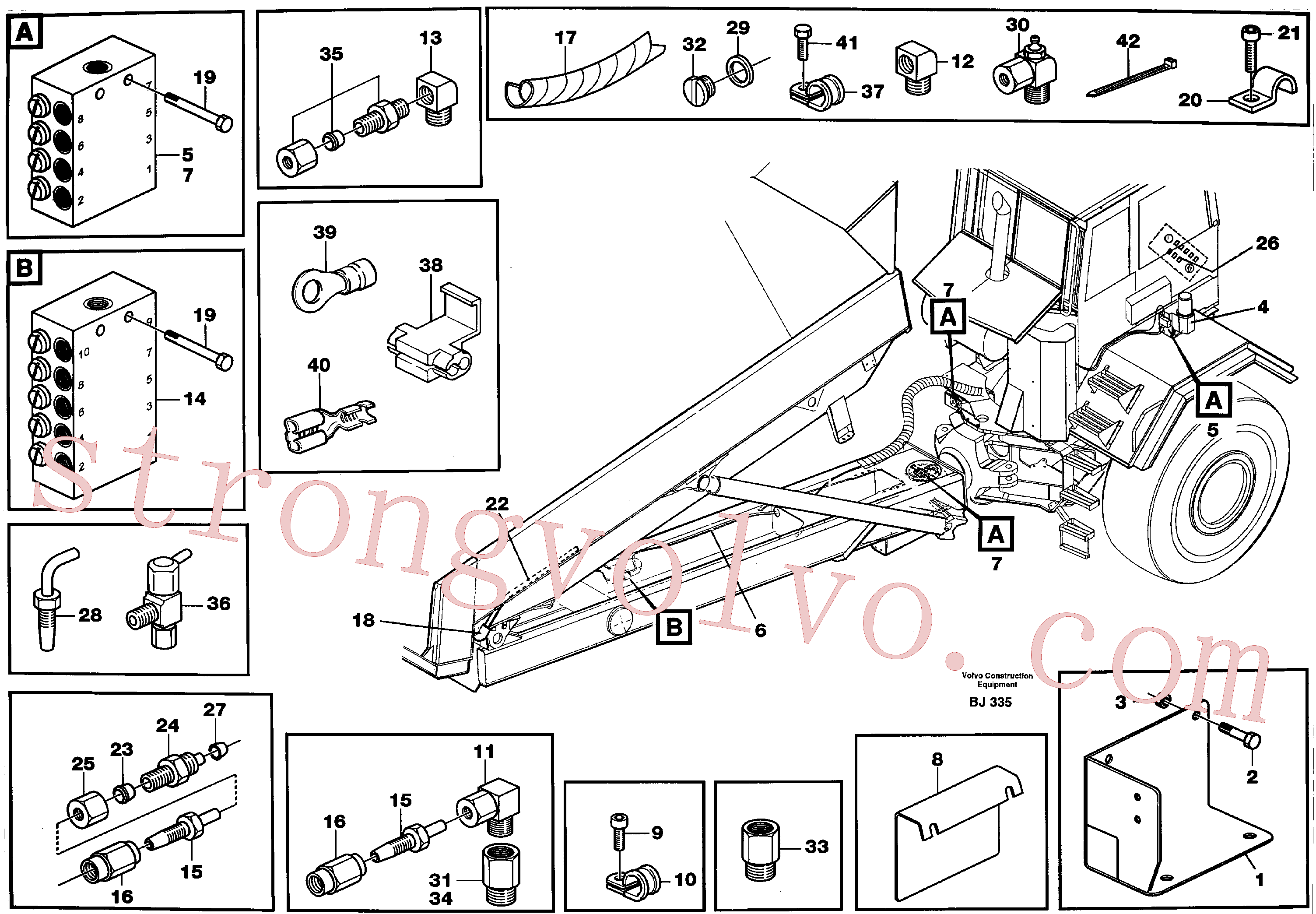 VOE14214023 Volvo Lubrificação centralizada(BJ335 Montagem)