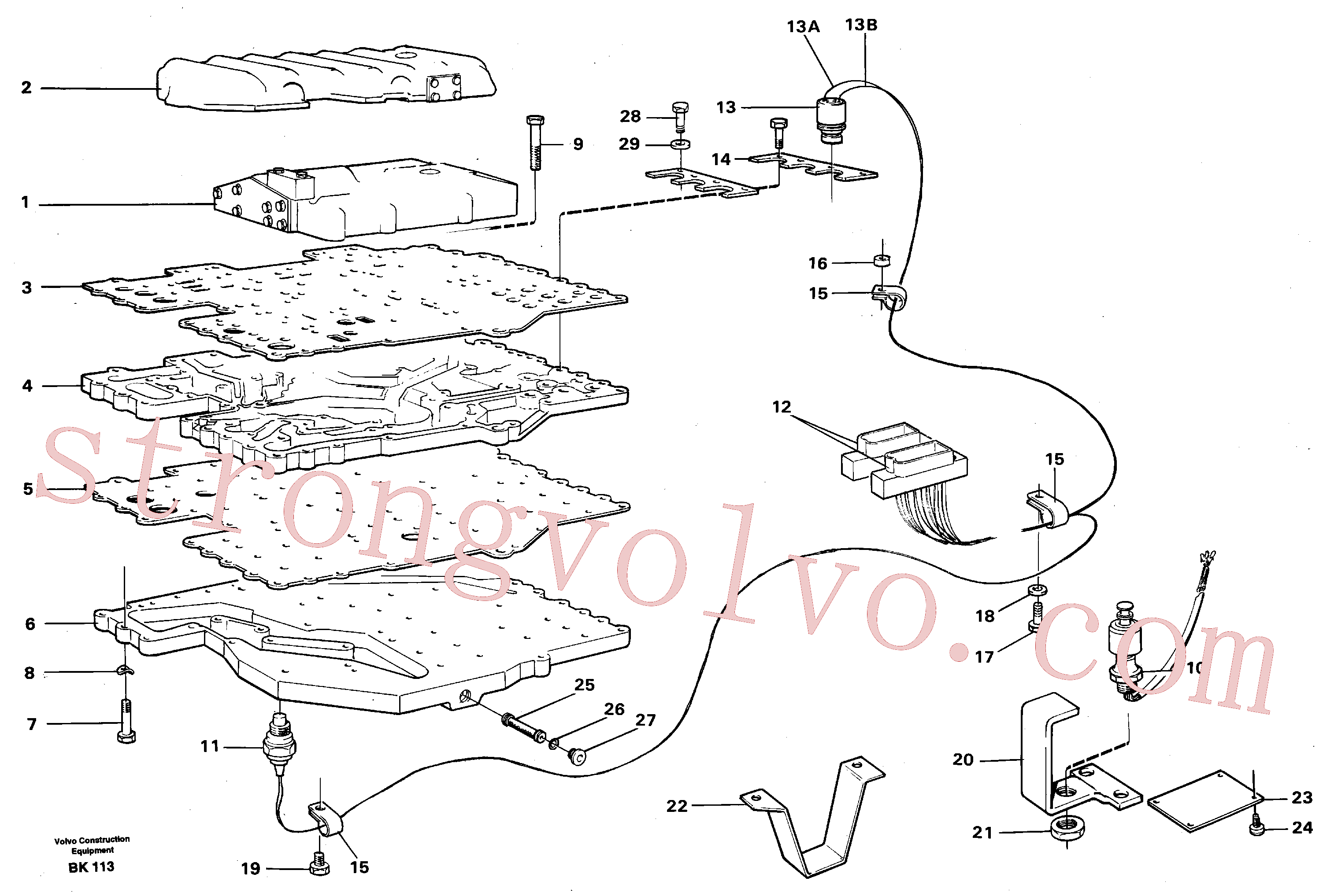 VOE1545269 Volvo Sistema de controlo(BK113 Montagem)