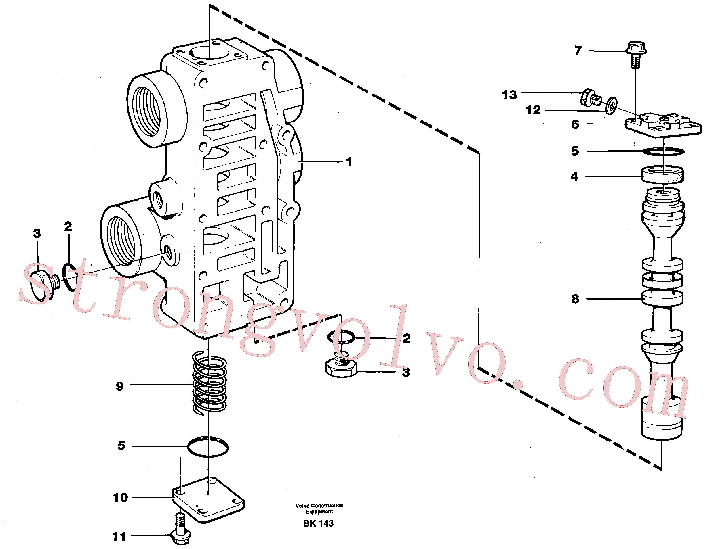 Volvo VOE13949722 Anel-o Volvo Acessórios para escavadeira