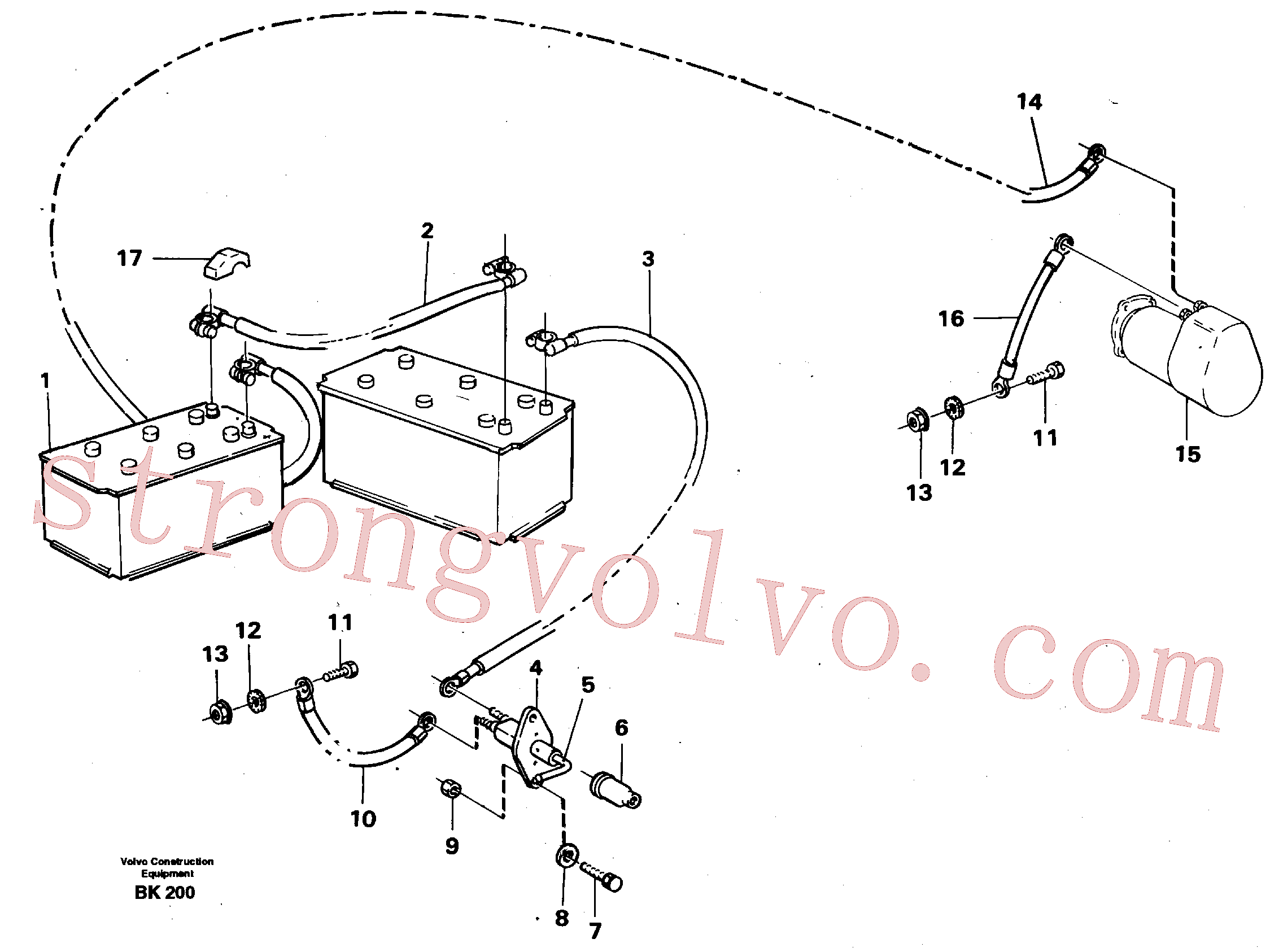 Volvo Montagem VOE967600 Arruela dentada Acessórios