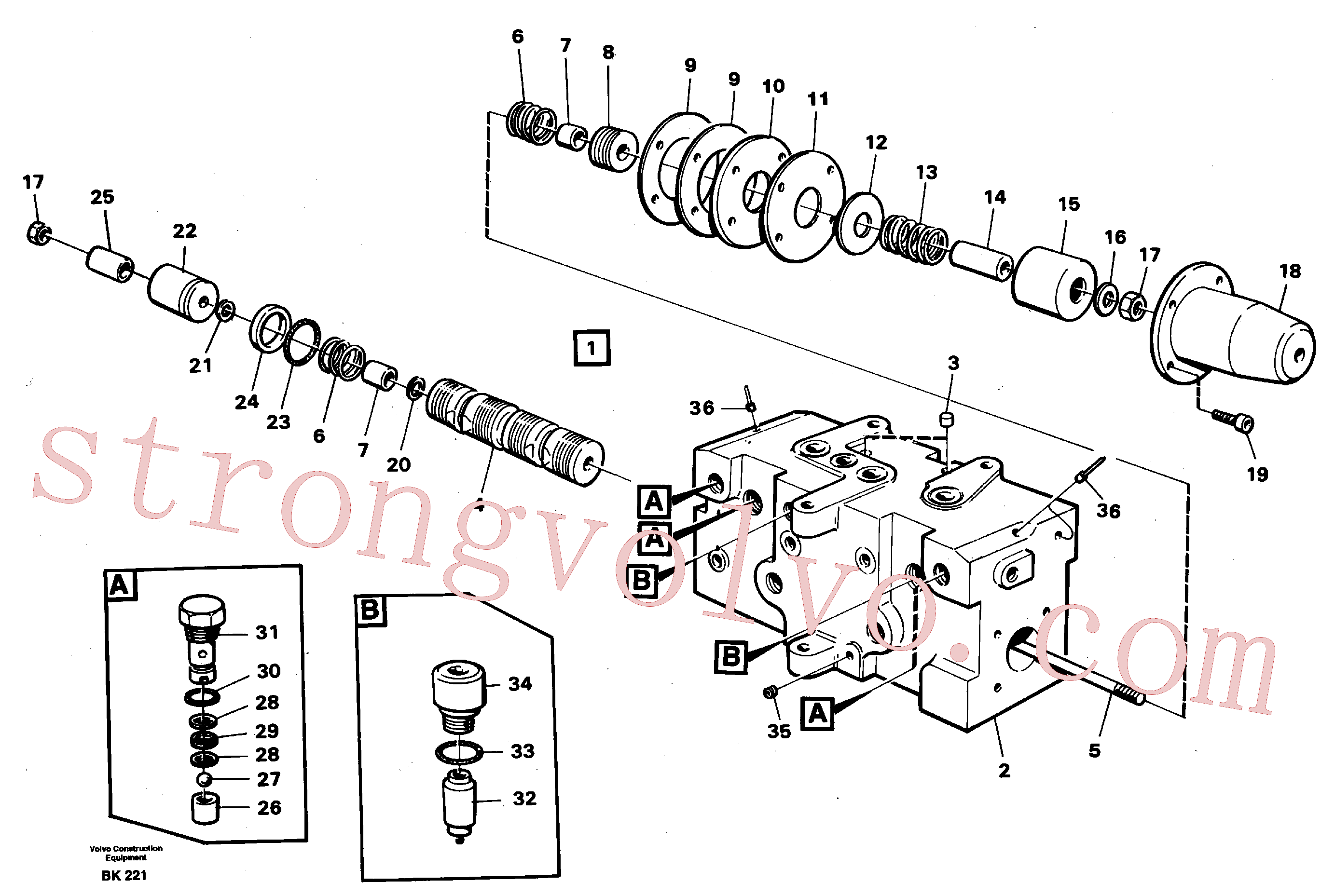 China Made VOE926032 Anel-o Volvo Acessórios para escavadeira