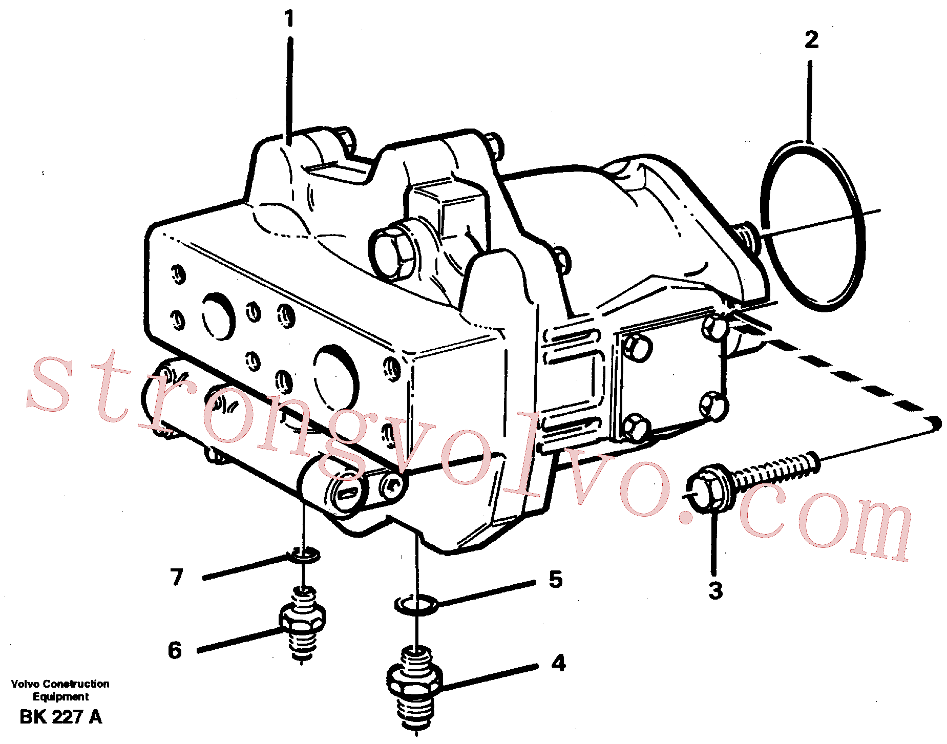VOE925260 Volvo Bomba hidráulica com acessórios(BK227A Montagem)